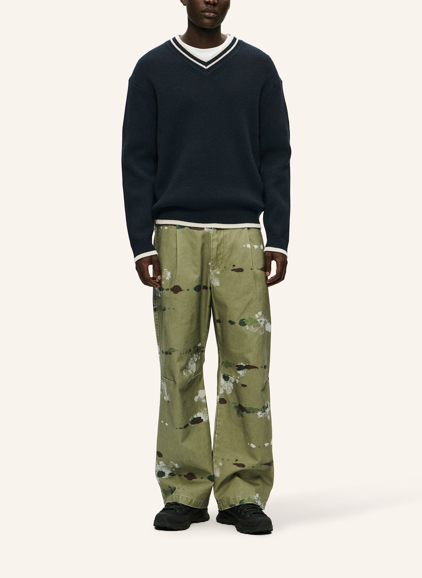 WOOD WOOD Strickpullover WWCOBEK: DUNKELBLAU