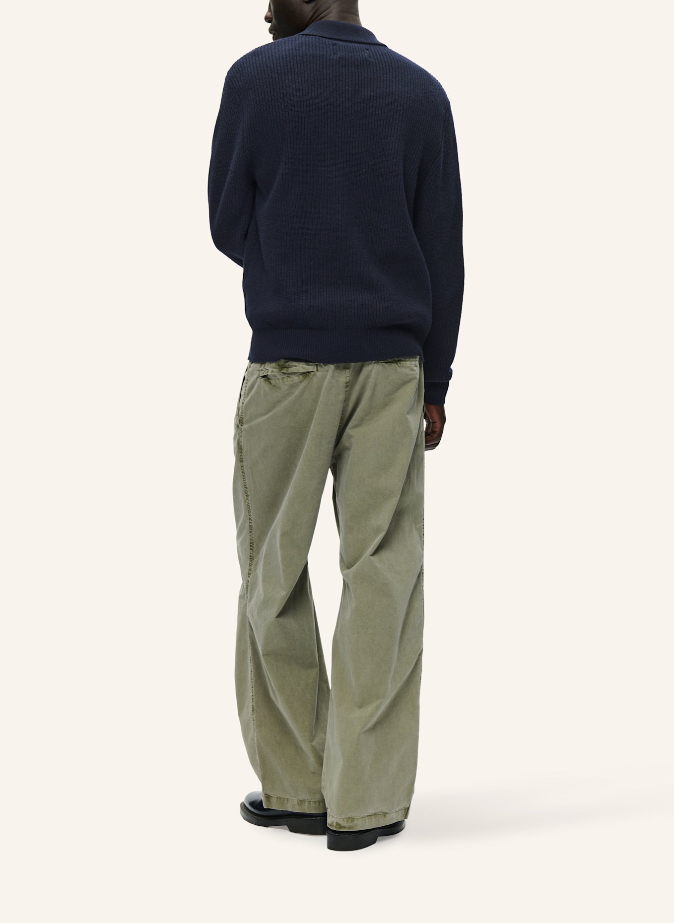 WOOD WOOD Strickpullover WWKEVIN: DUNKELBLAU