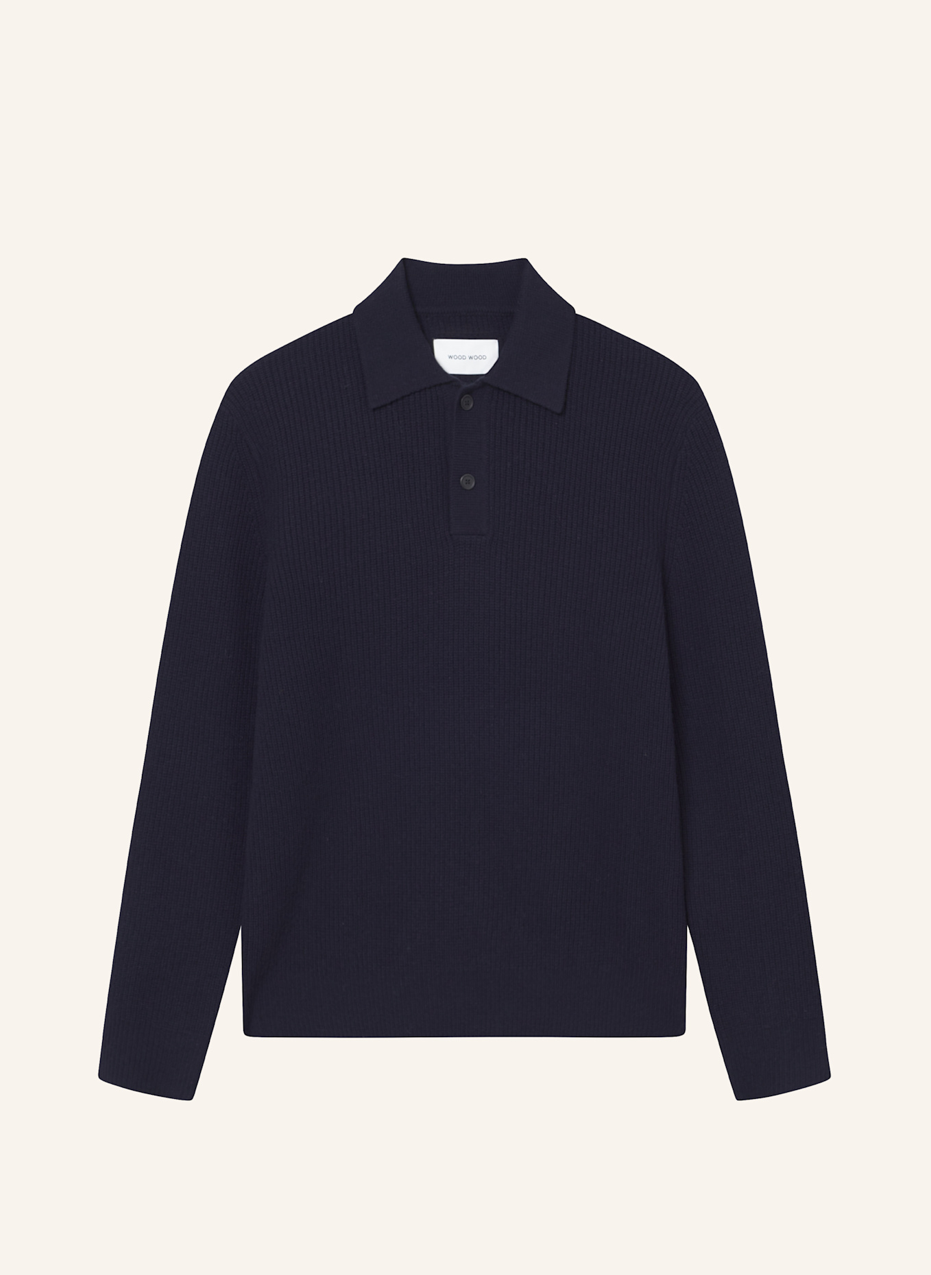 WOOD WOOD Strickpullover WWKEVIN: DUNKELBLAU