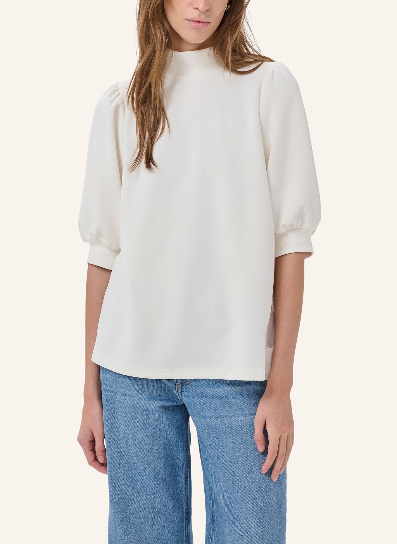 MY ESSENTIAL WARDROBE Bluse PUFF: WEISS
