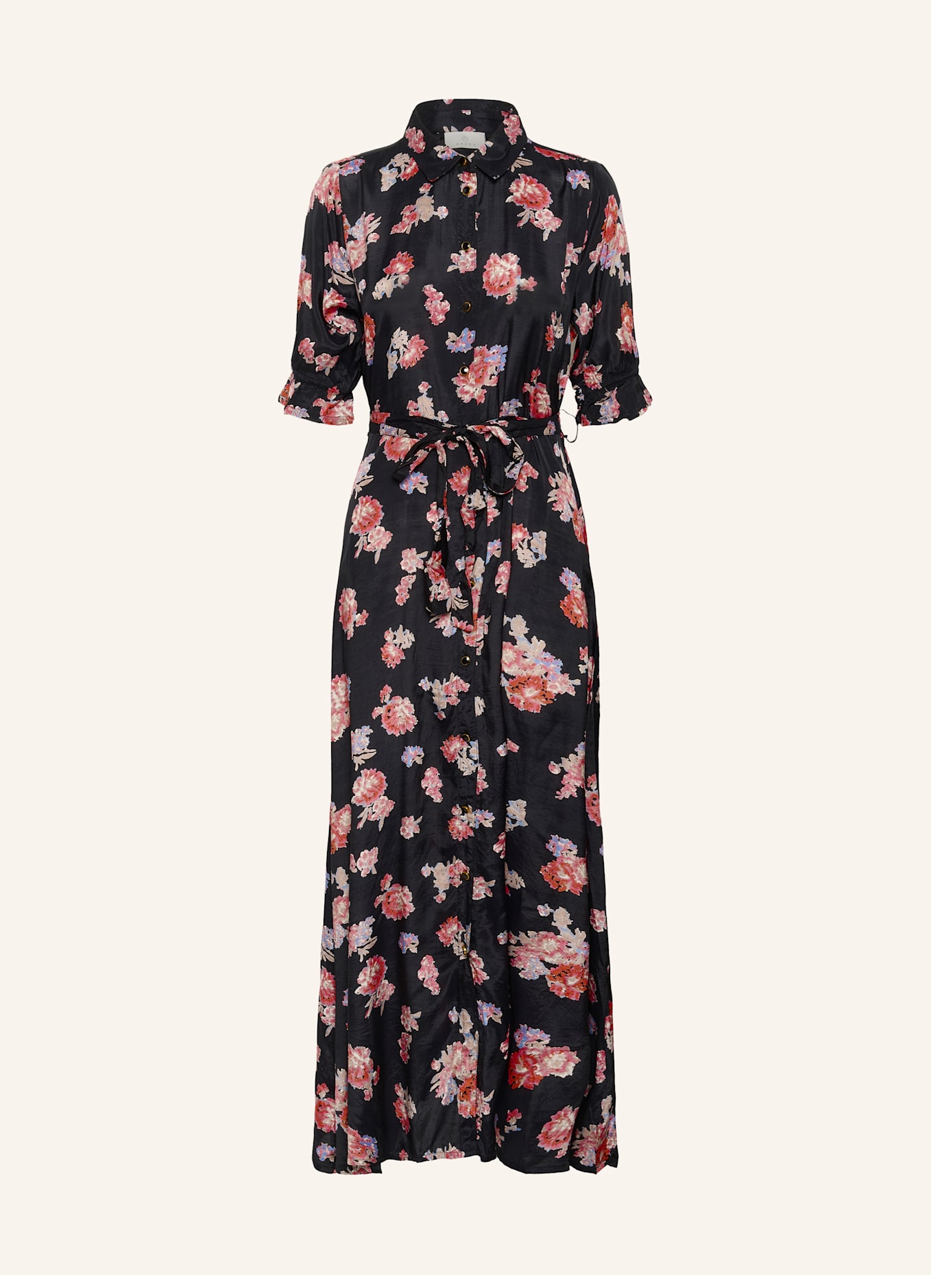 KAFFE Maxikleid KAVELANA: SCHWARZ