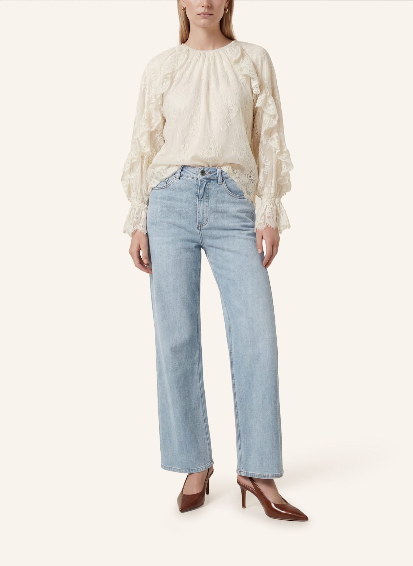 KAFFE Jeans KAMEADOW: HELLBLAU