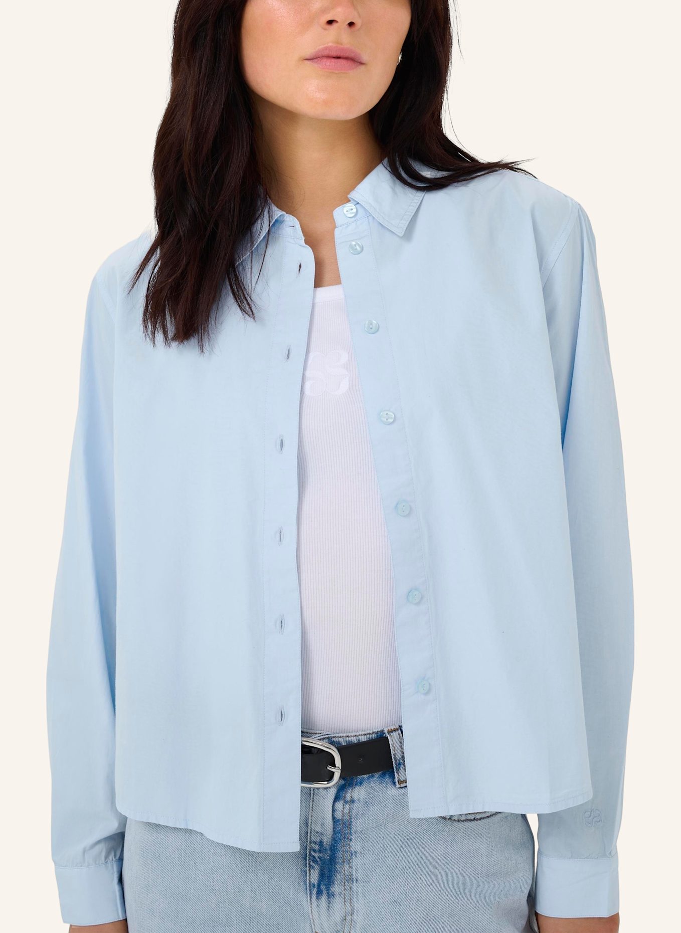 MY ESSENTIAL WARDROBE Hemdbluse THESHIRT: BLAU