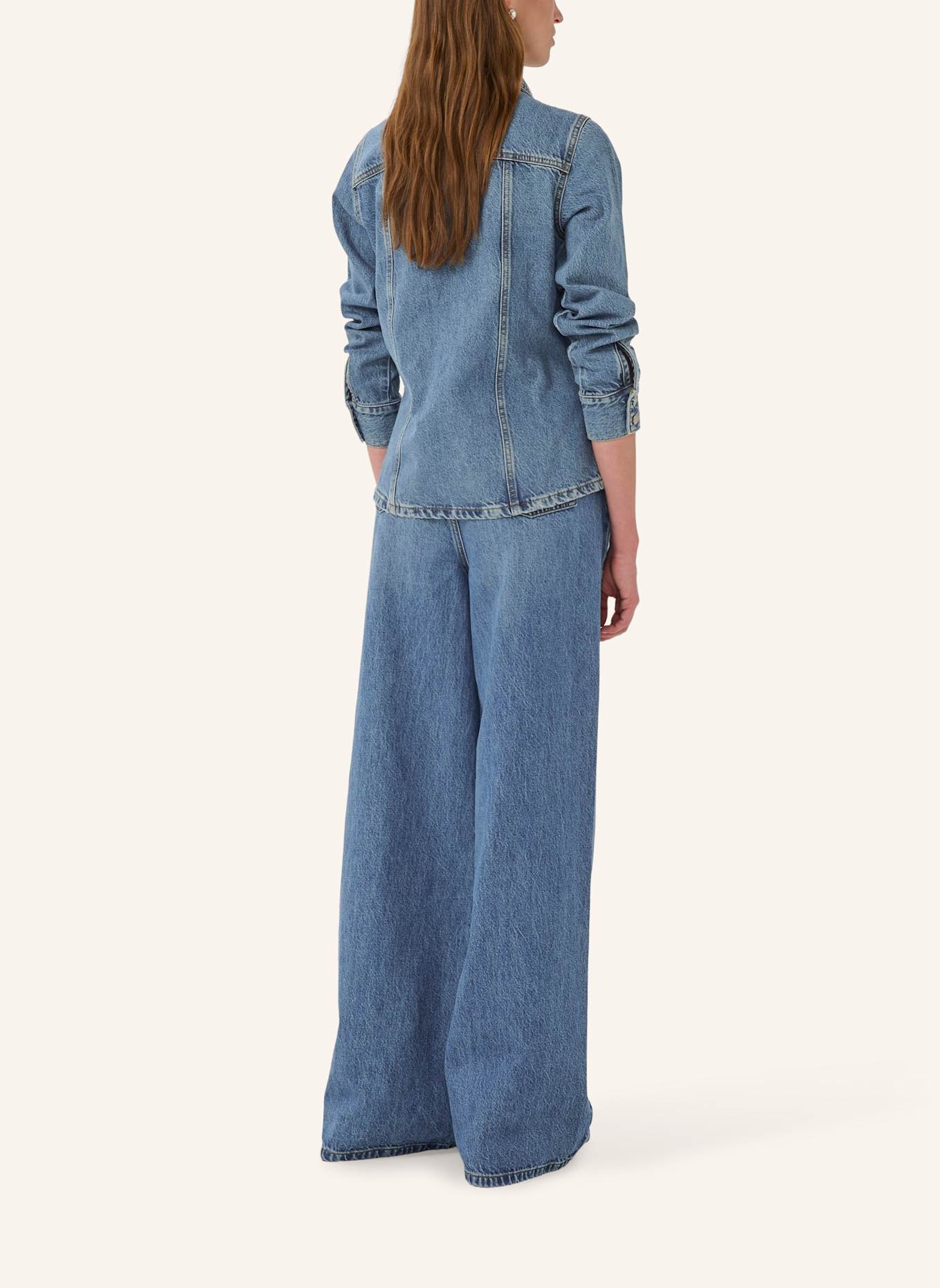 MY ESSENTIAL WARDROBE Jeanshemd MWAGNES: BLAU