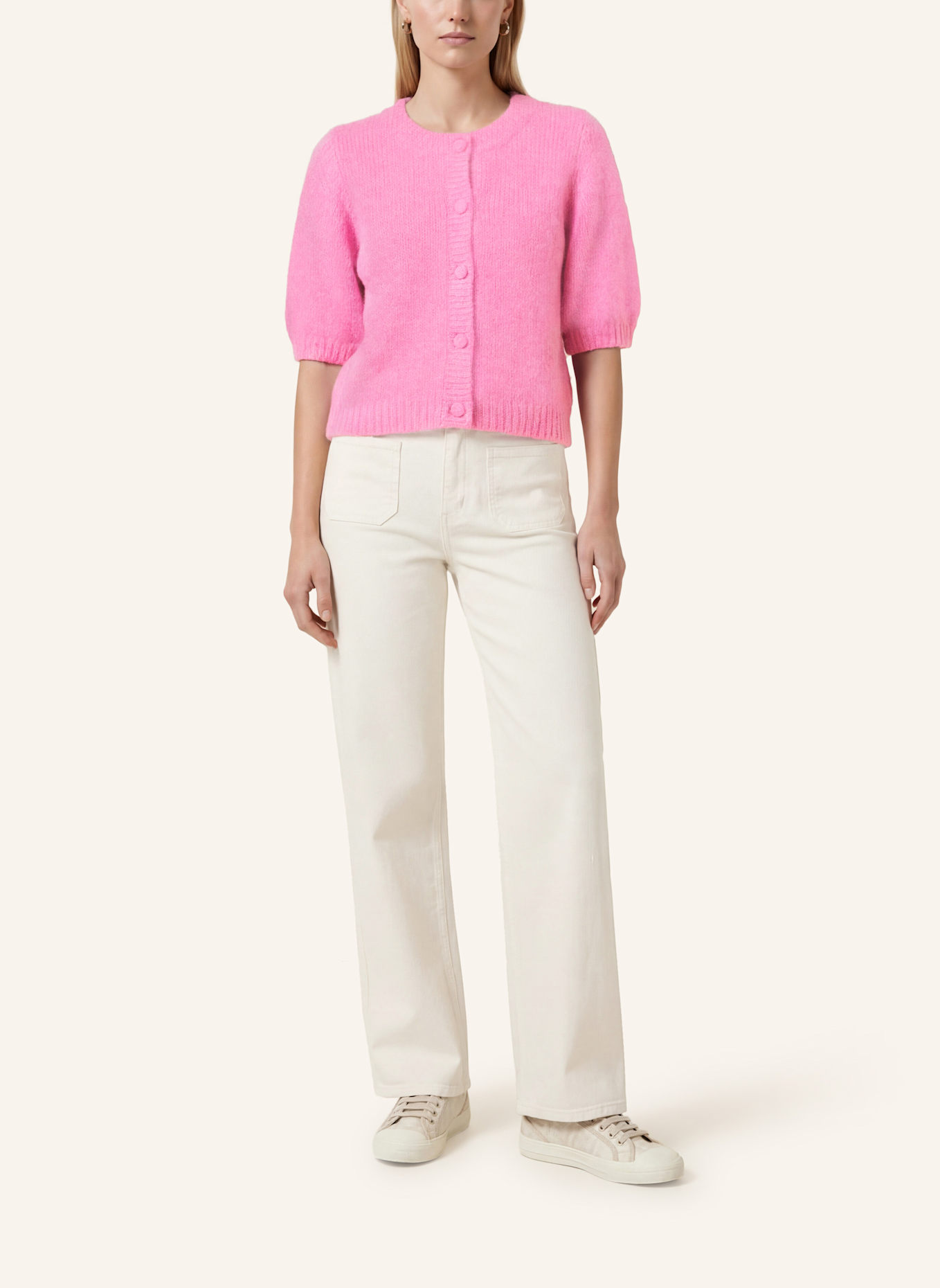 KAFFE Cardigan KAEMELIE: PINK