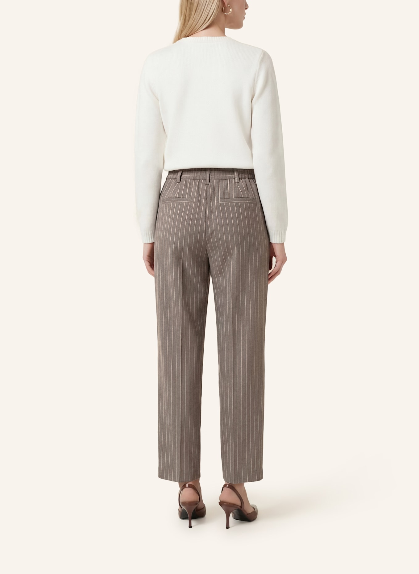 KAFFE 7/8-Hose KAHEATHER: BEIGE