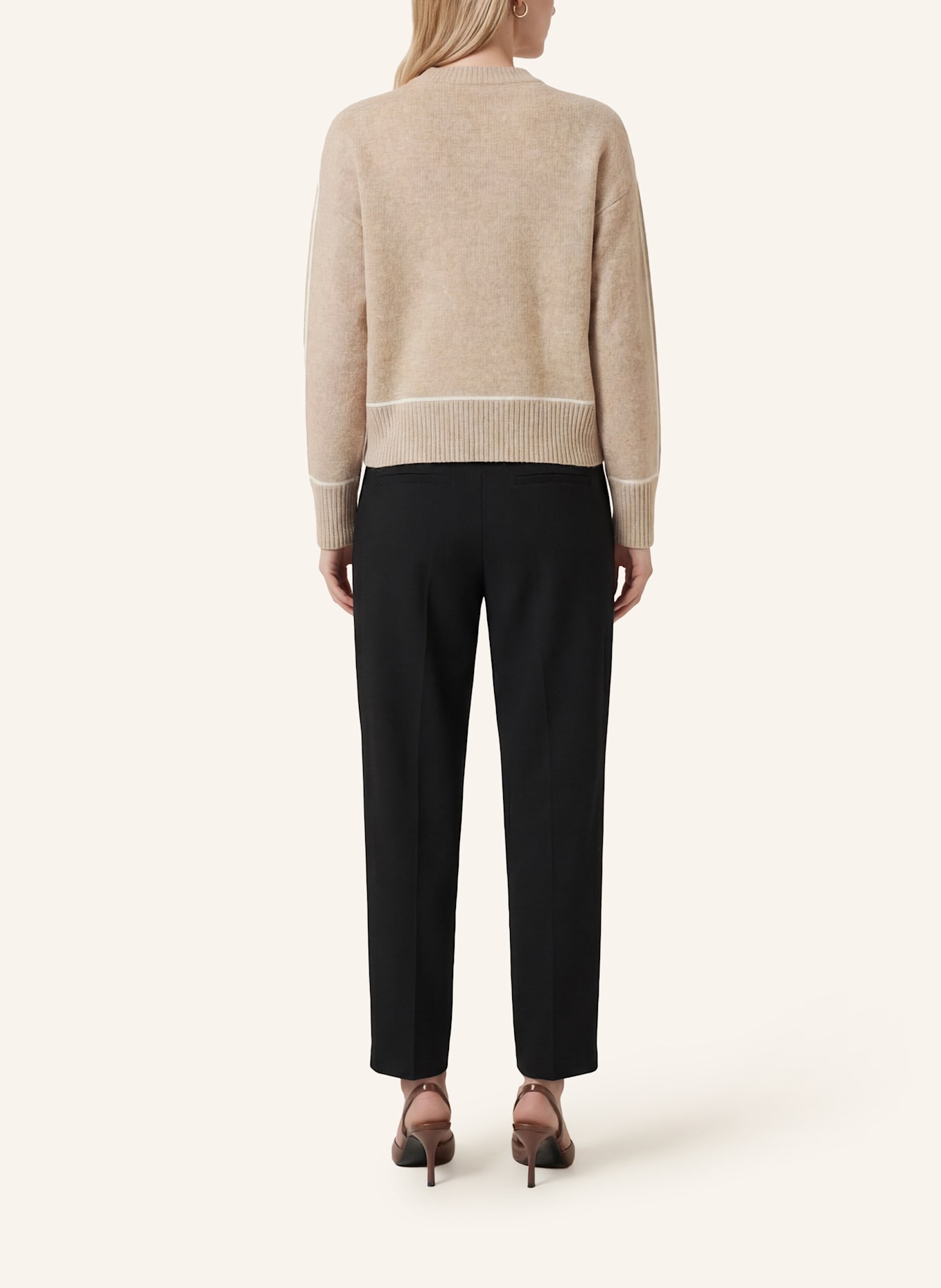 KAFFE Strickpullover KAJINIE: ECRU