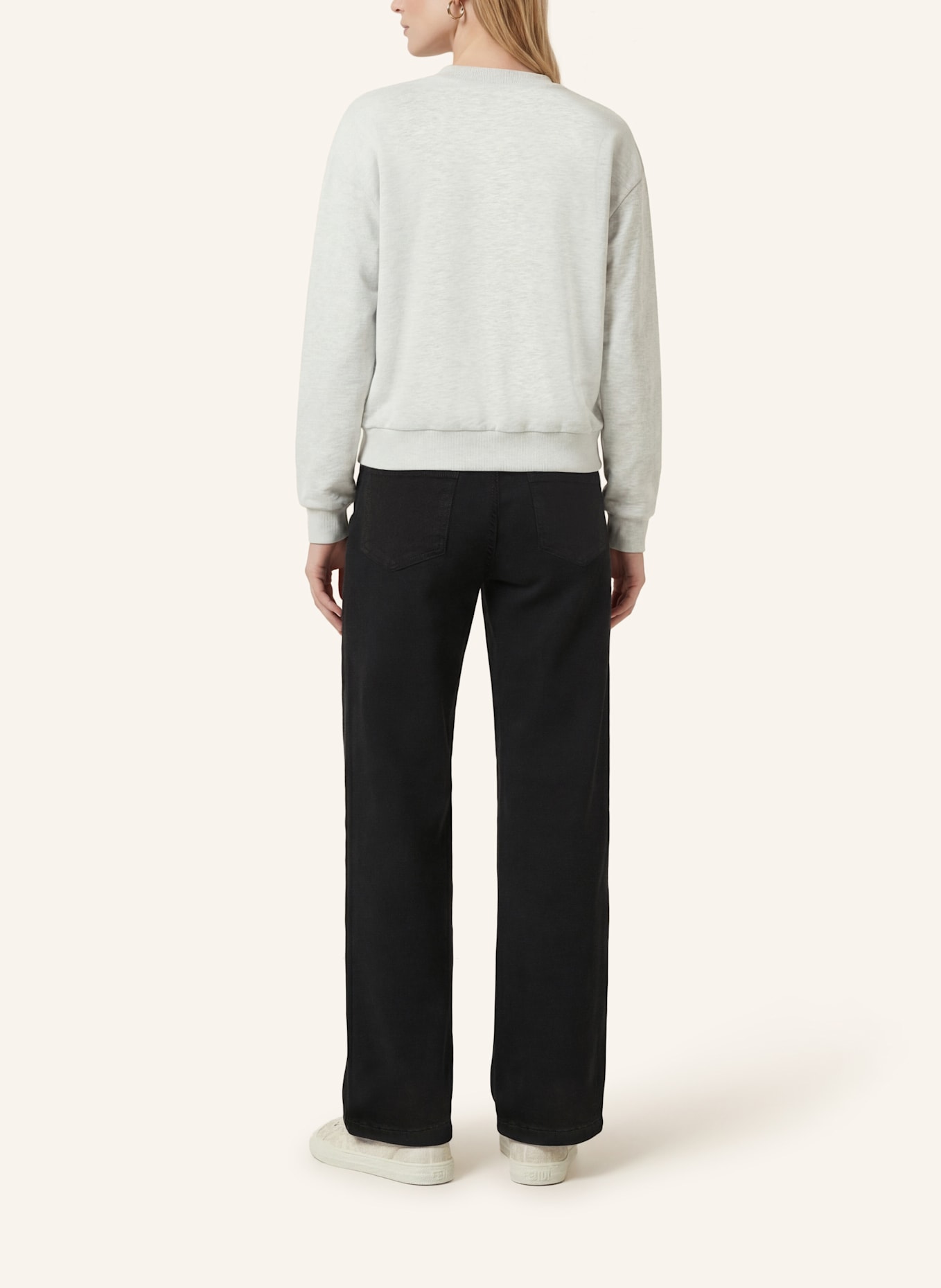 KAFFE Sweatshirt KADANIELA: HELLGRAU