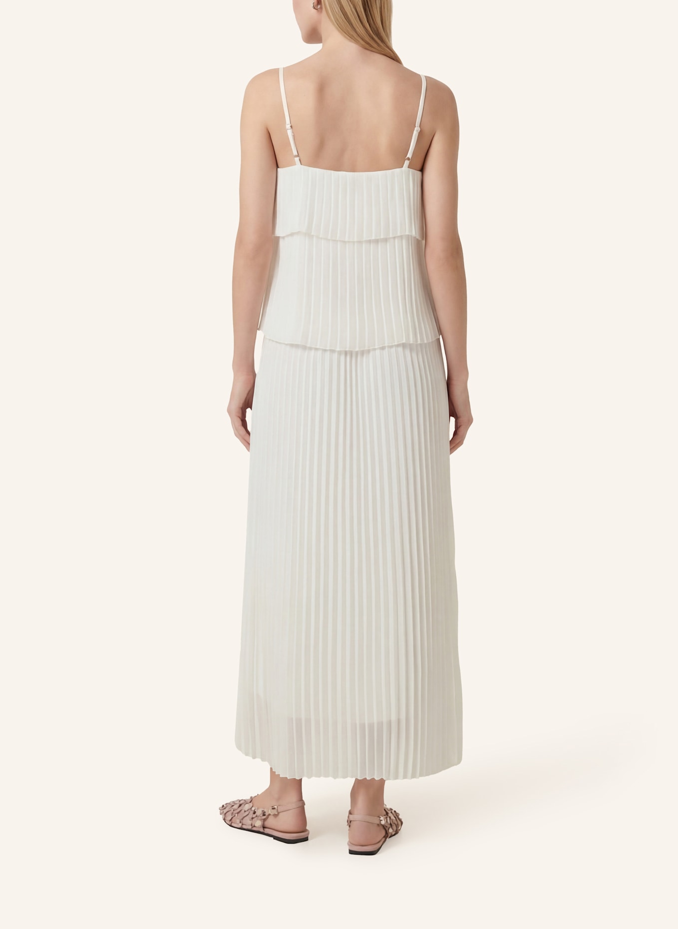 KAFFE Maxikleid KAKIERA: WEISS