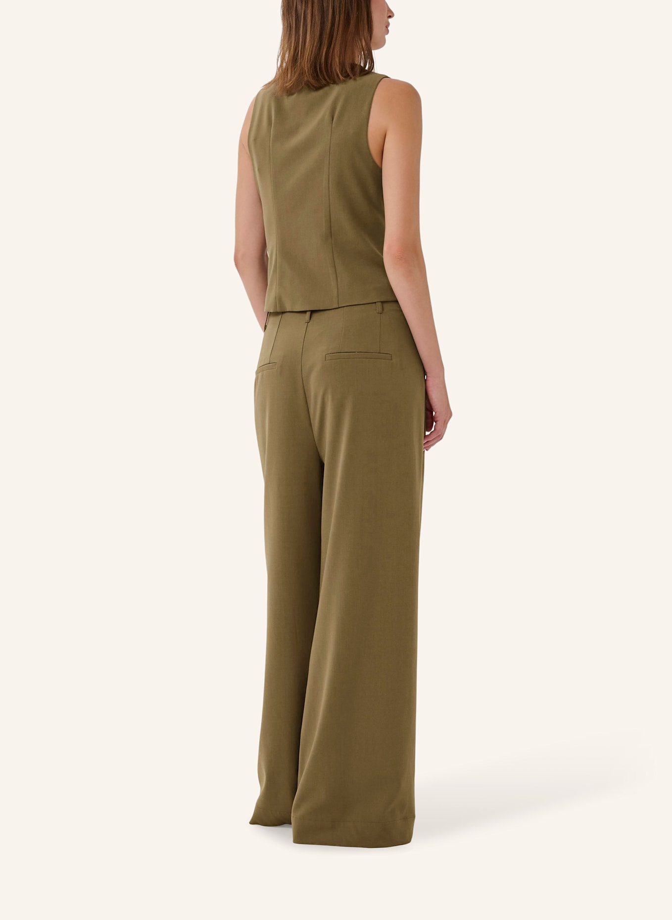 MY ESSENTIAL WARDROBE Blusetop MWHACE: DUNKELGRÜN