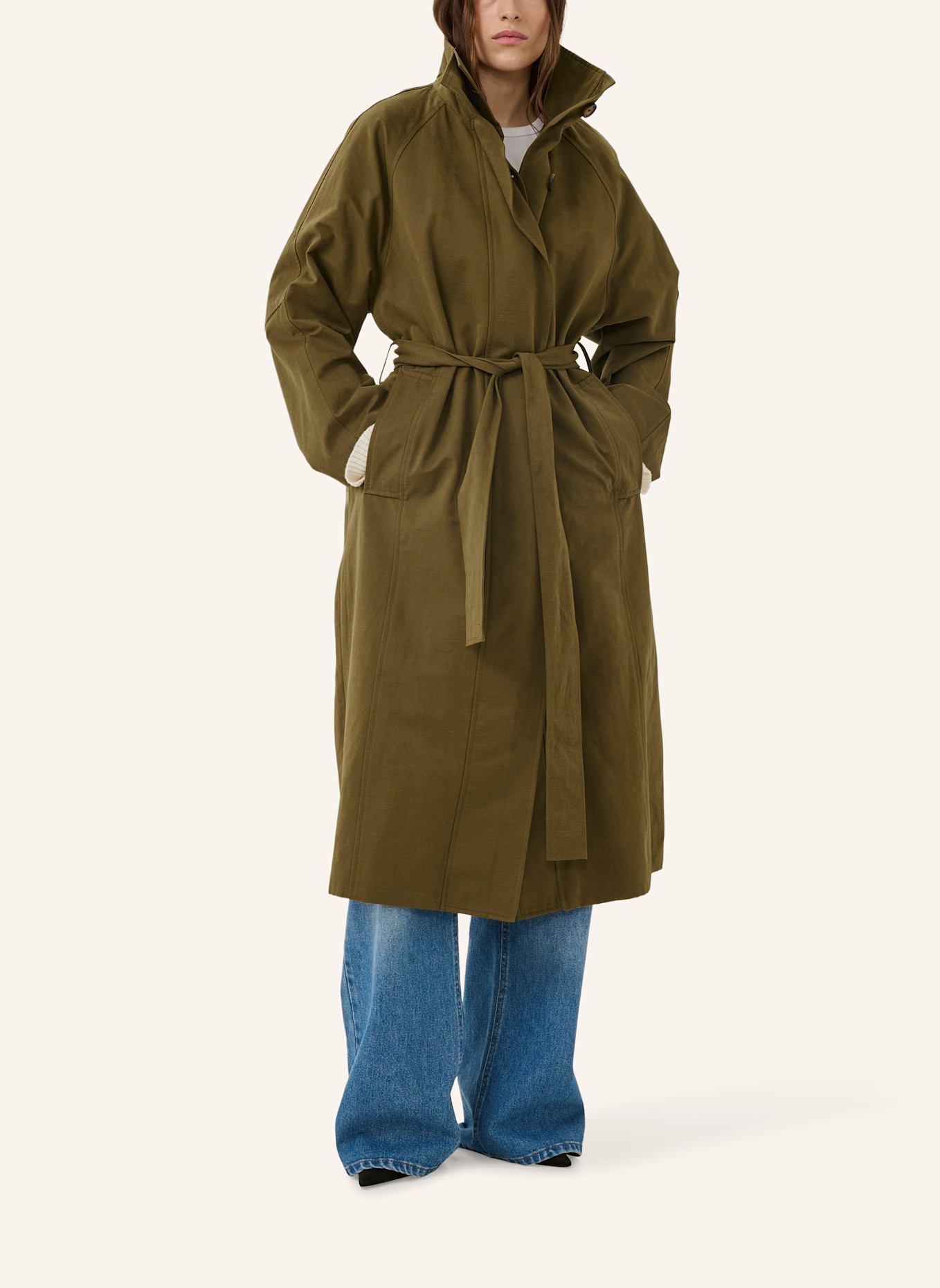 MY ESSENTIAL WARDROBE Trenchcoat MWLYON: DUNKELGRÜN