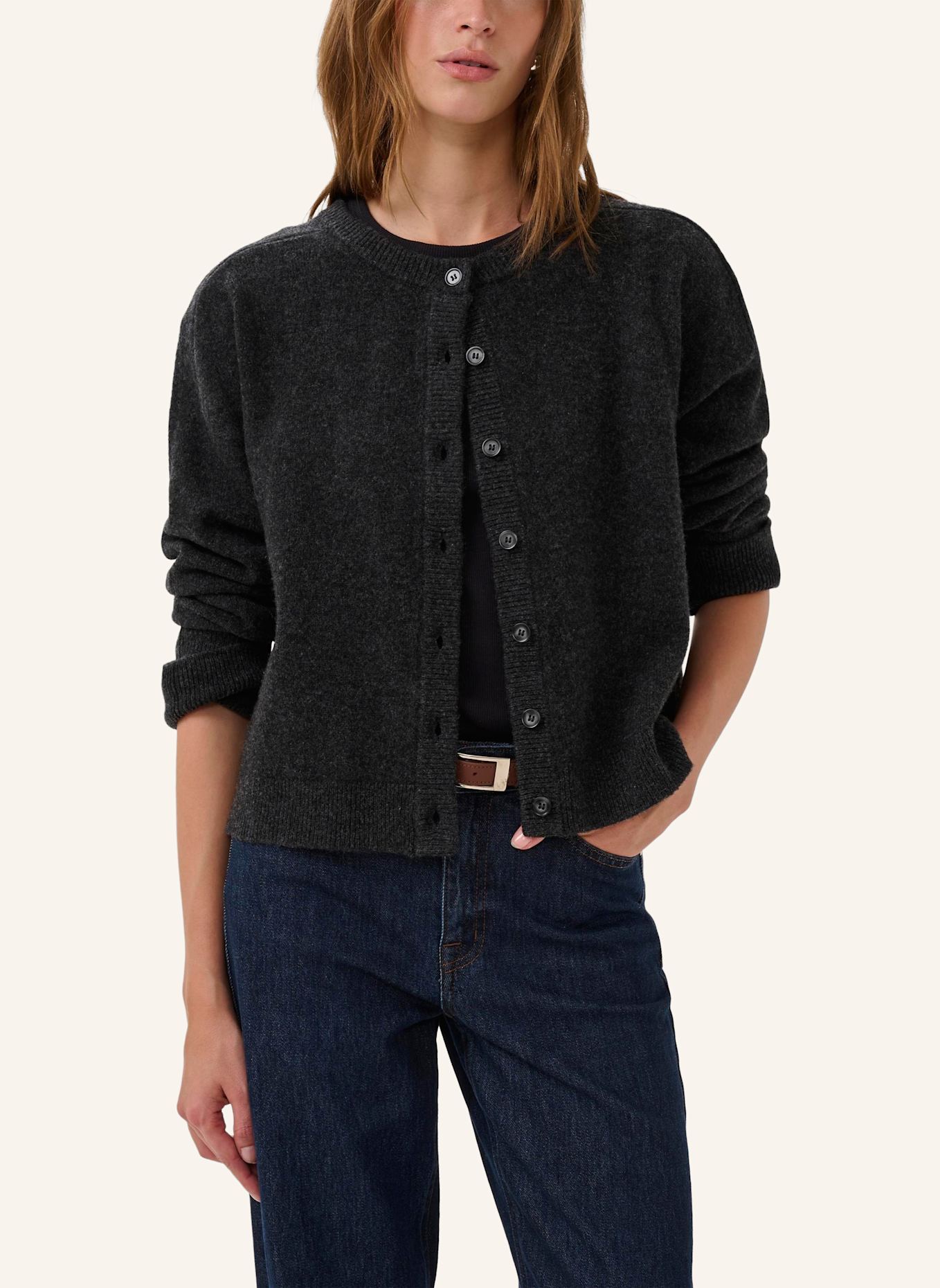 MY ESSENTIAL WARDROBE Cardigan MWTHEKNIT: DUNKELGRAU