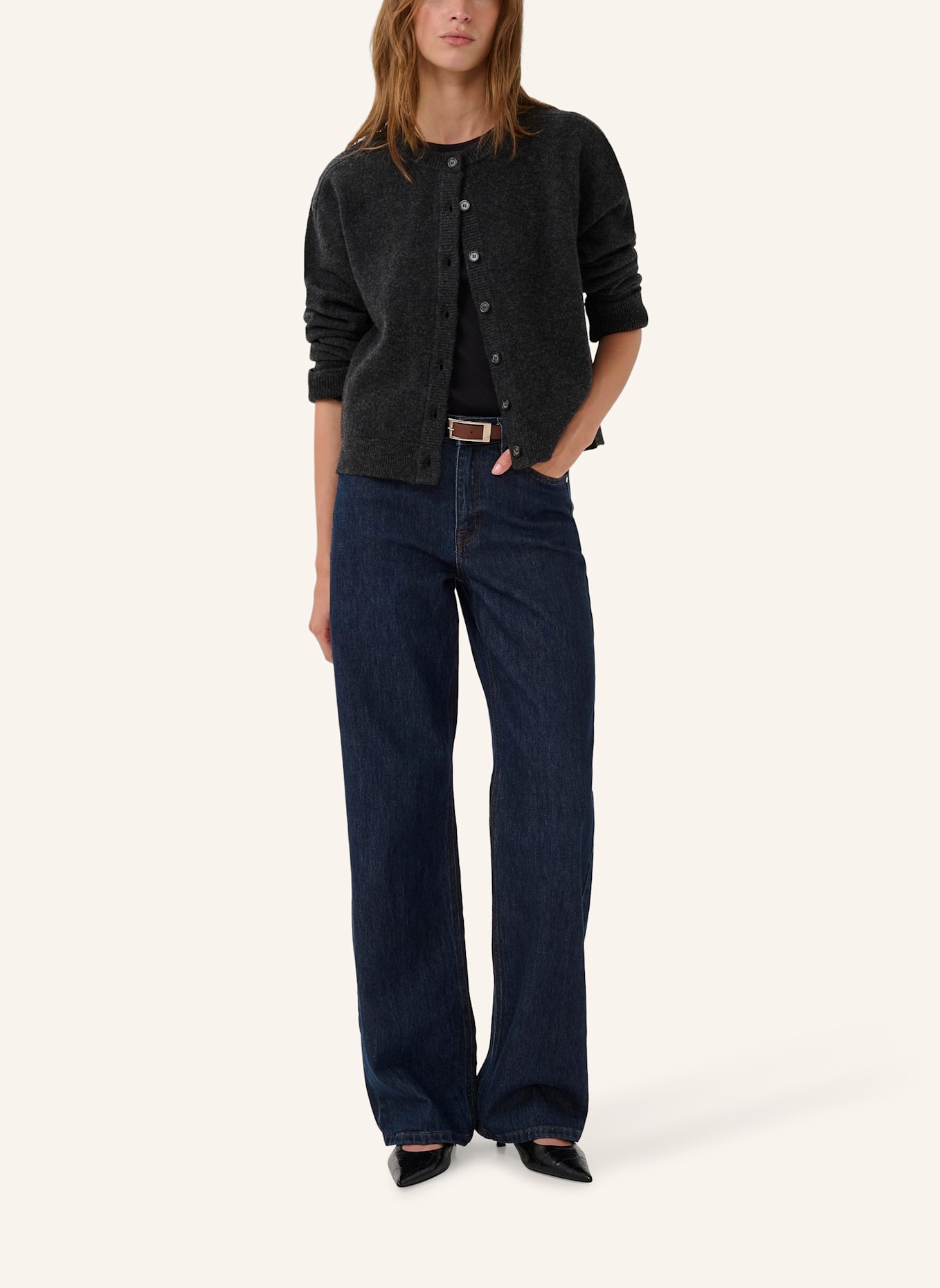 MY ESSENTIAL WARDROBE Cardigan MWTHEKNIT: DUNKELGRAU