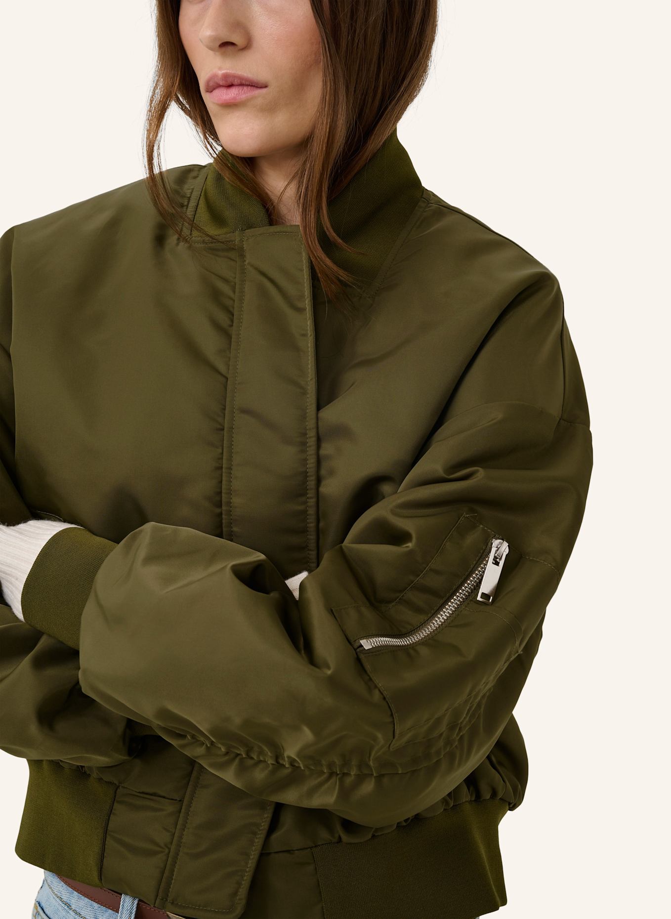 MY ESSENTIAL WARDROBE HELGAMW Bomberjacke: DUNKELGRÜN