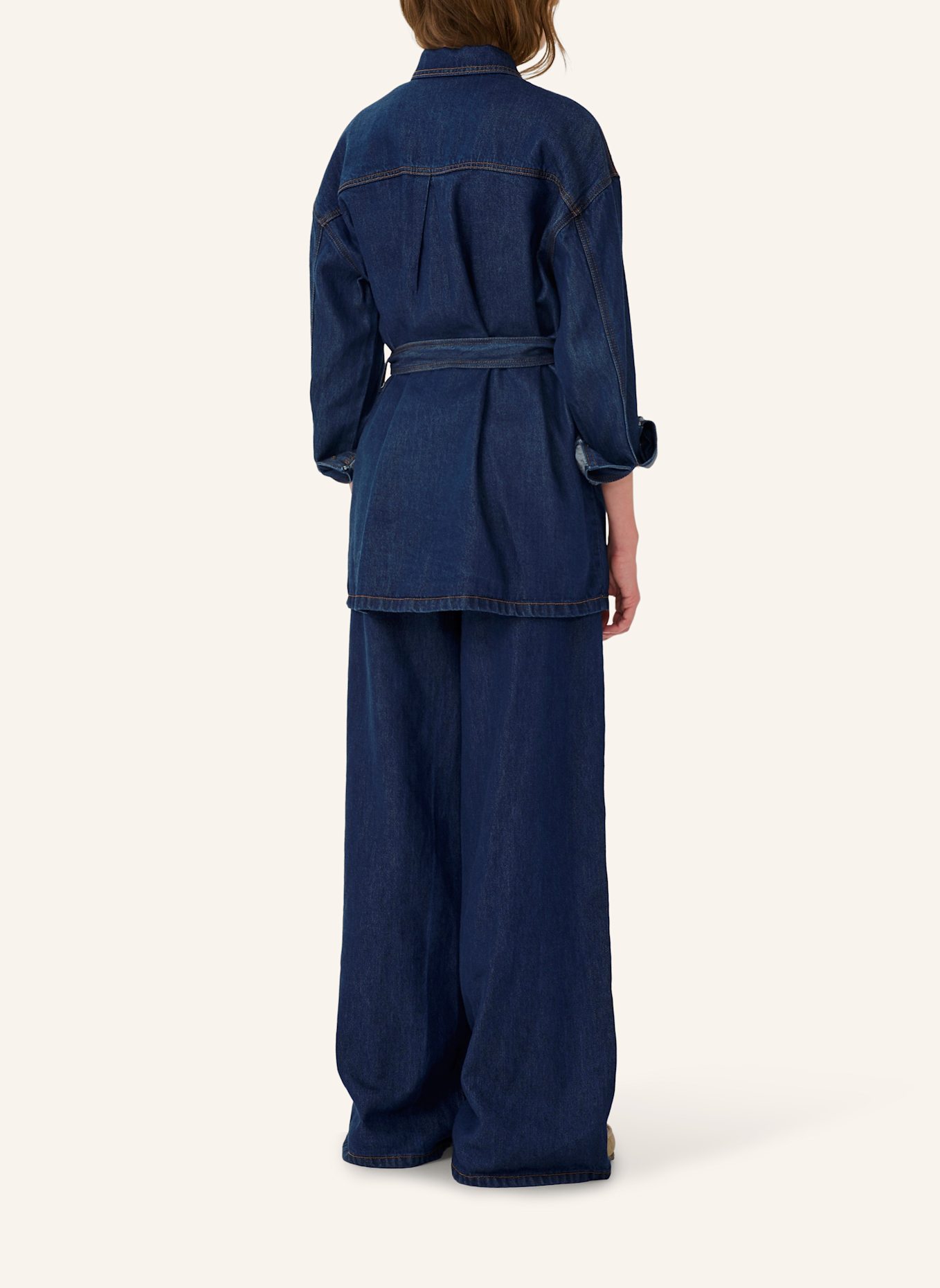 MY ESSENTIAL WARDROBE Jeanshemd MWNESSIE: DUNKELBLAU