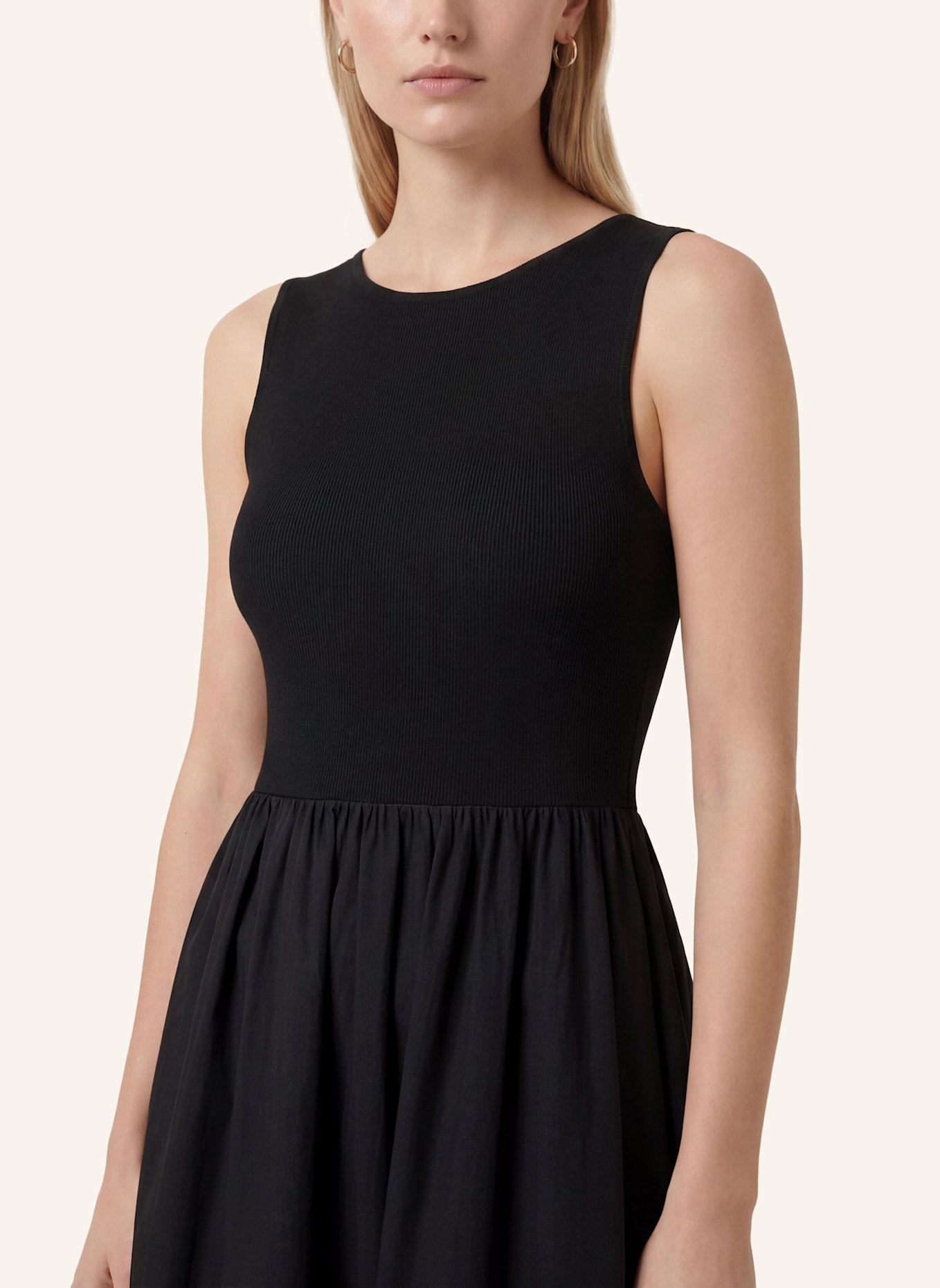 KAFFE Maxikleid KAKIRSTEN: SCHWARZ