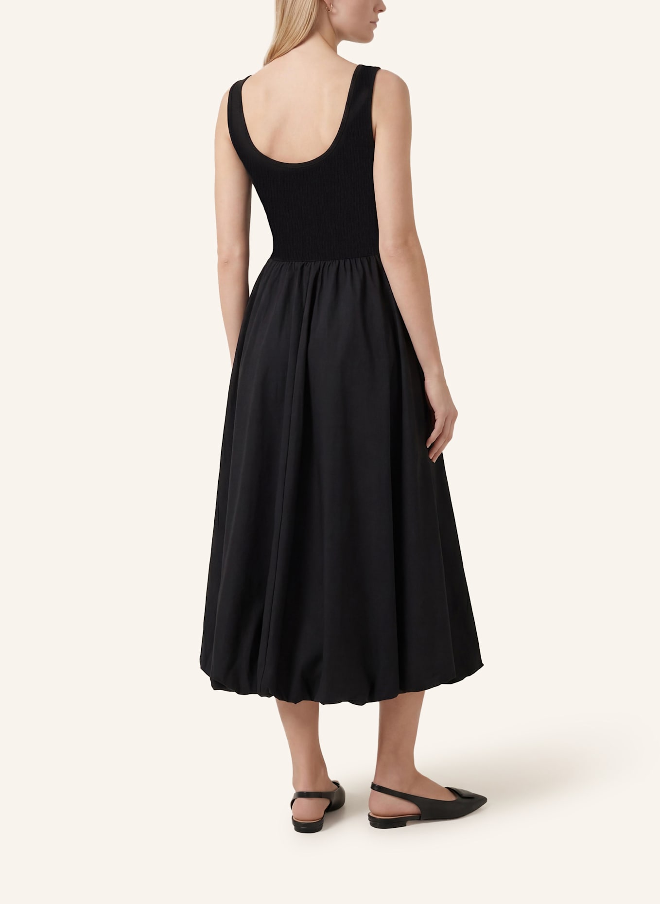 KAFFE Maxikleid KAKIRSTEN: SCHWARZ