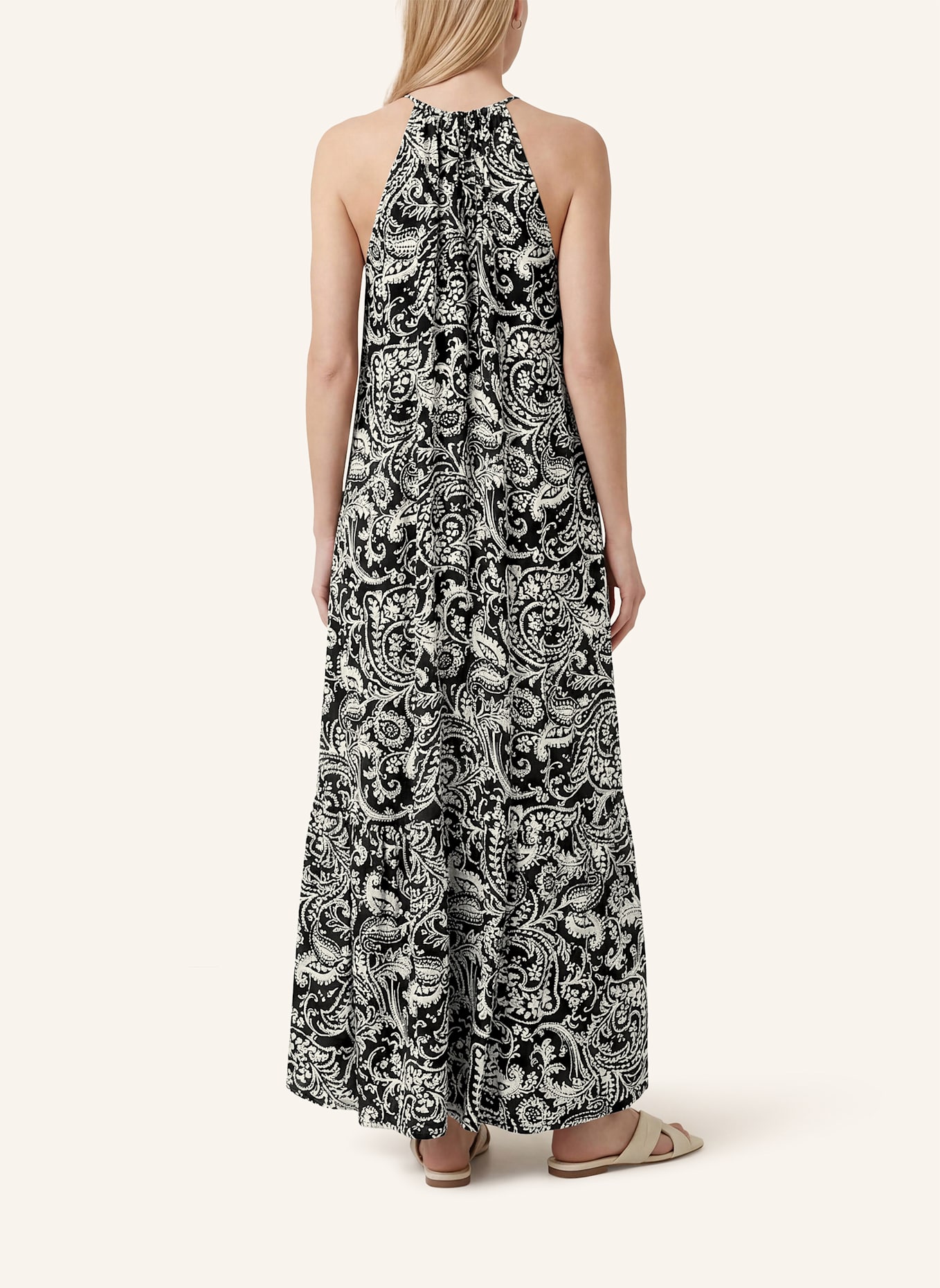 KAFFE Maxikleid KABELLA: SCHWARZ