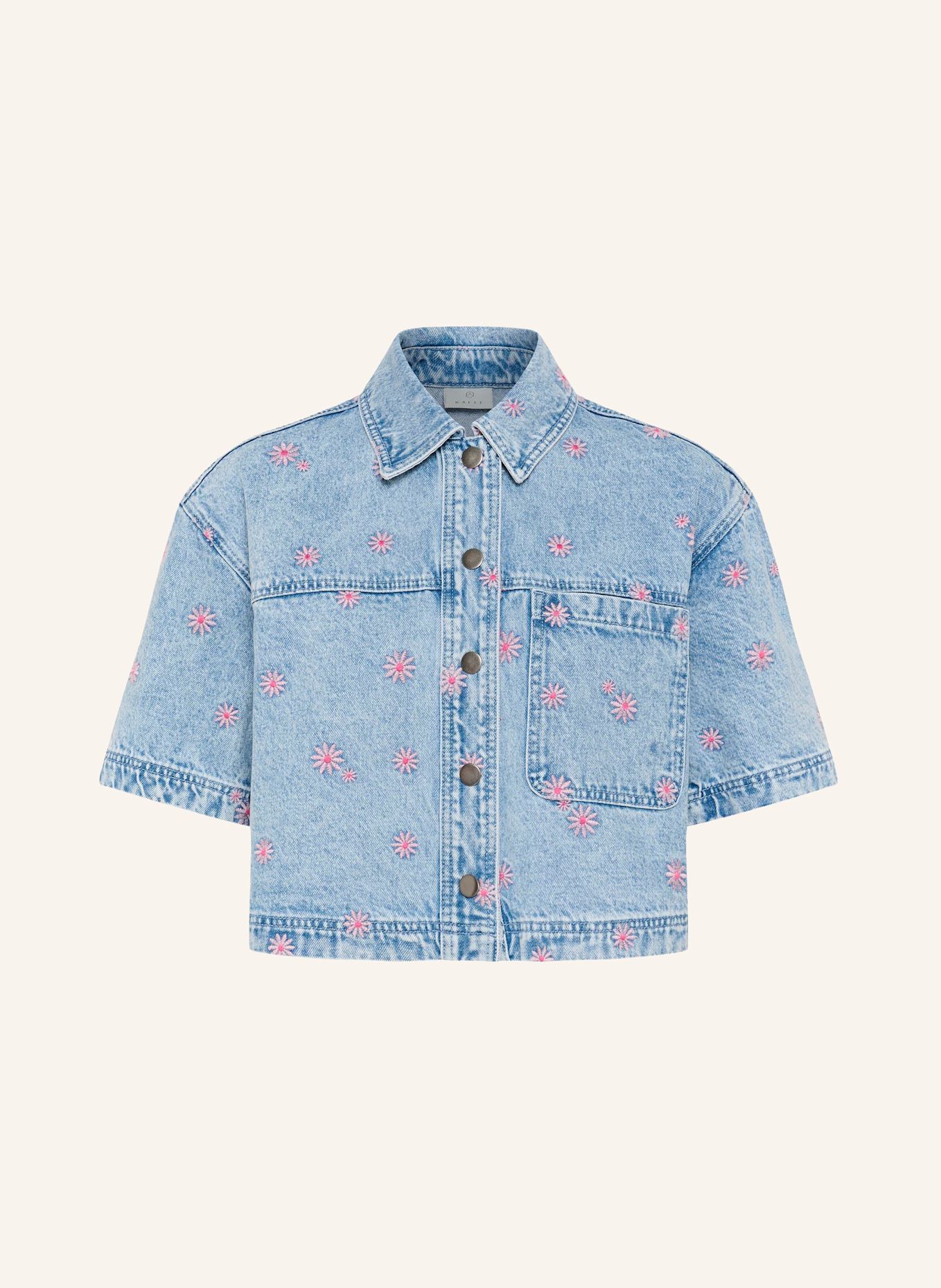 KAFFE Jeansbluse KABABENA: BLAU