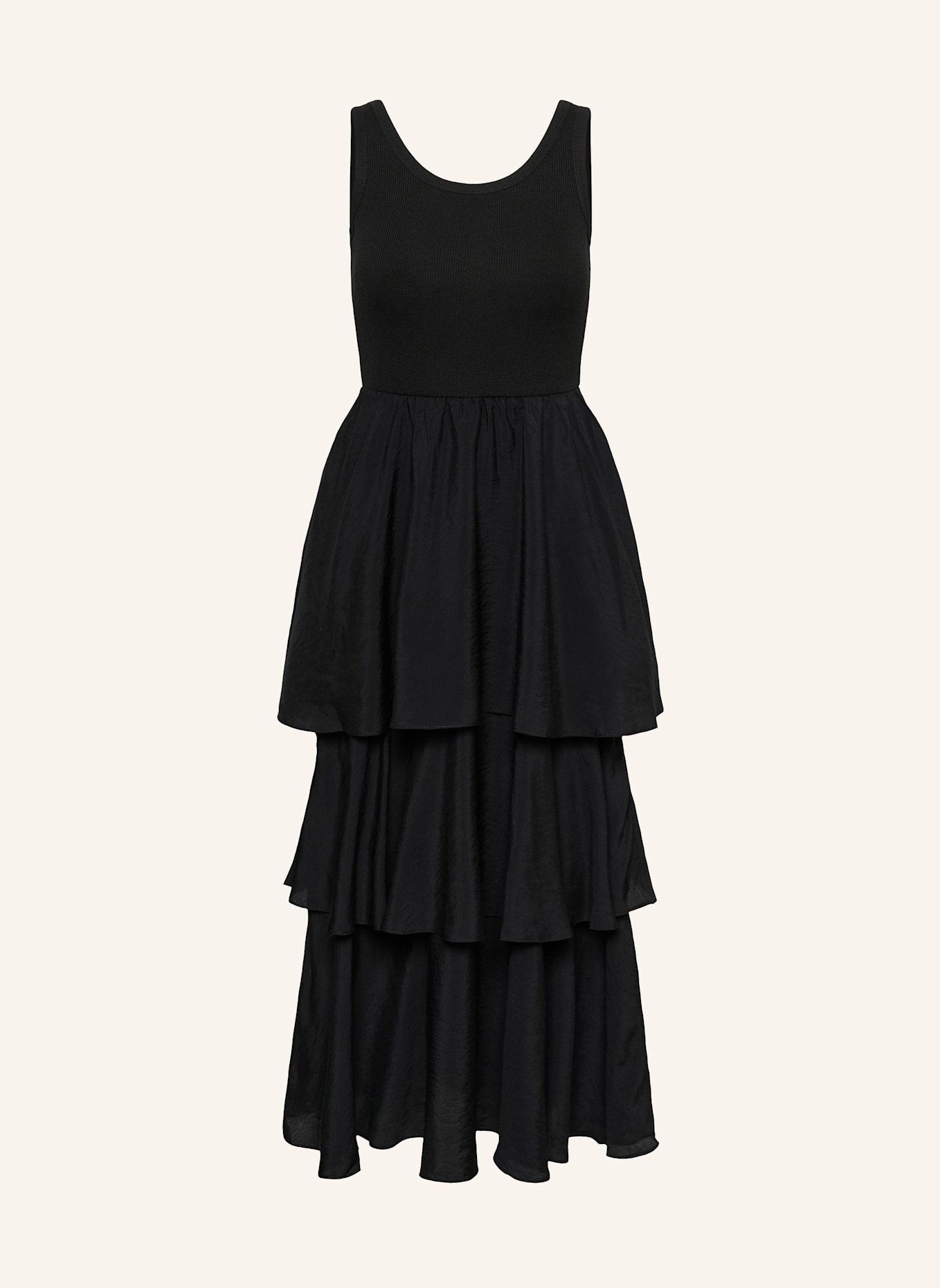 KAFFE Maxikleid KAERIKA: SCHWARZ