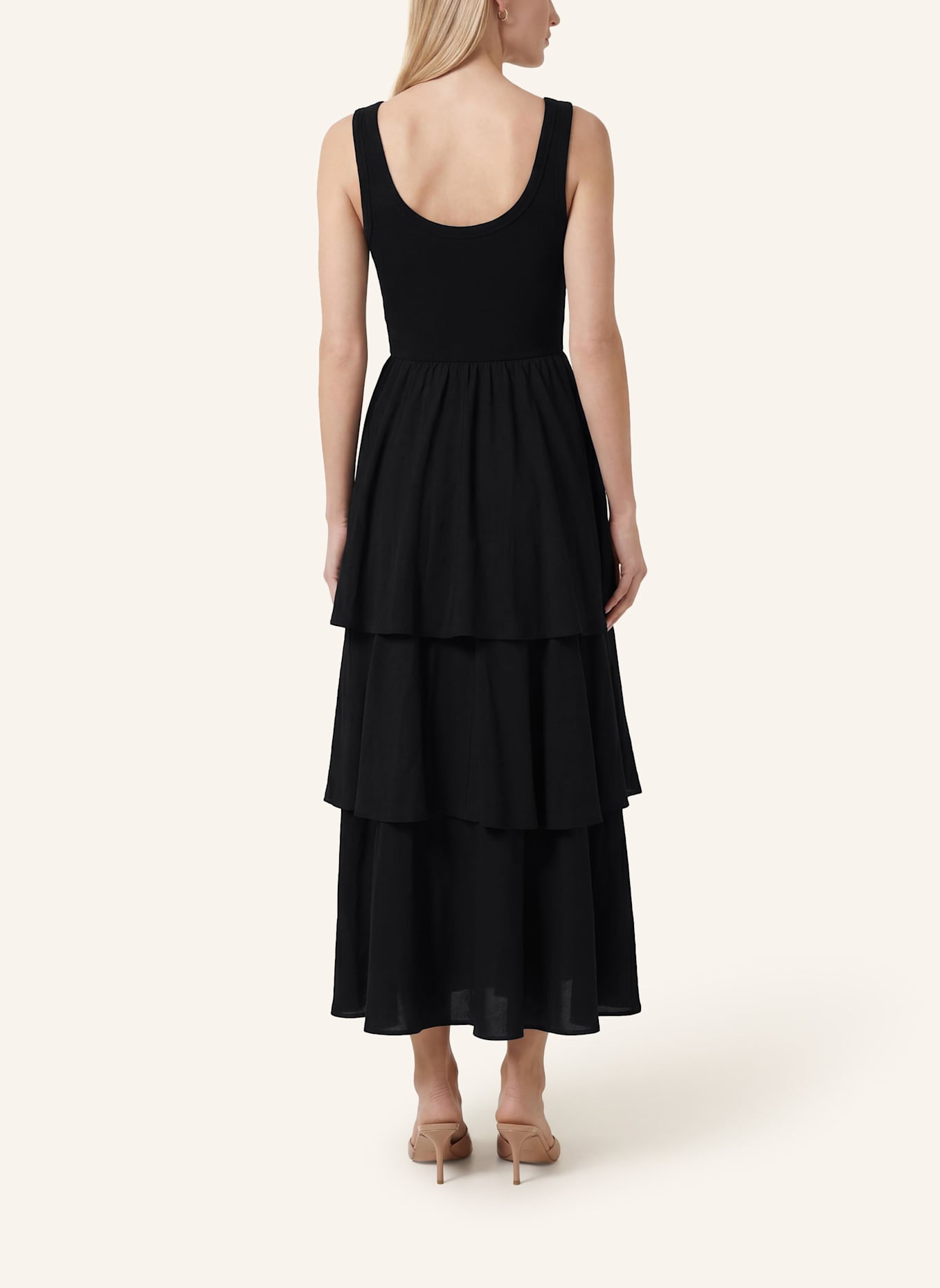 KAFFE Maxikleid KAERIKA: SCHWARZ