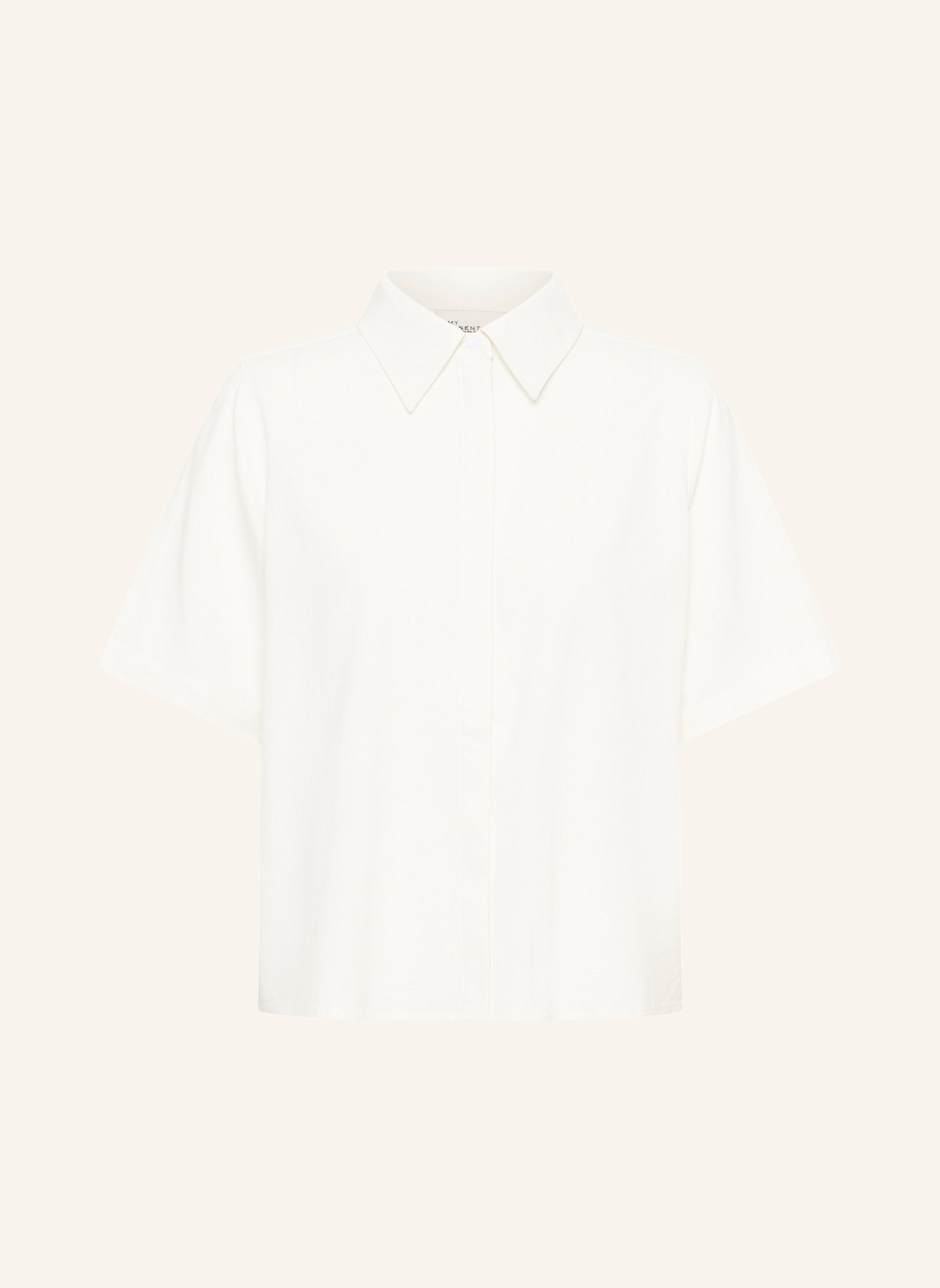 MY ESSENTIAL WARDROBE Kurzarmhemd MWDIAS: WEISS