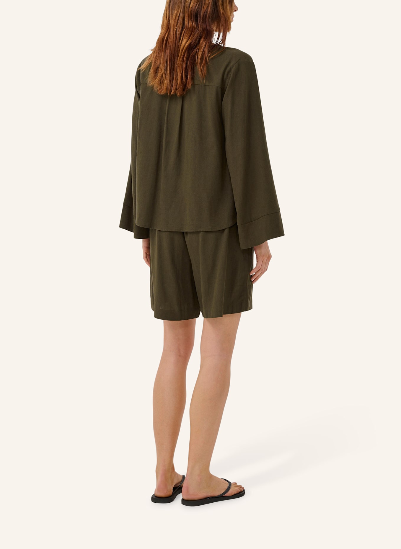 MY ESSENTIAL WARDROBE Langarmbluse DIASMW: DUNKELGRÜN