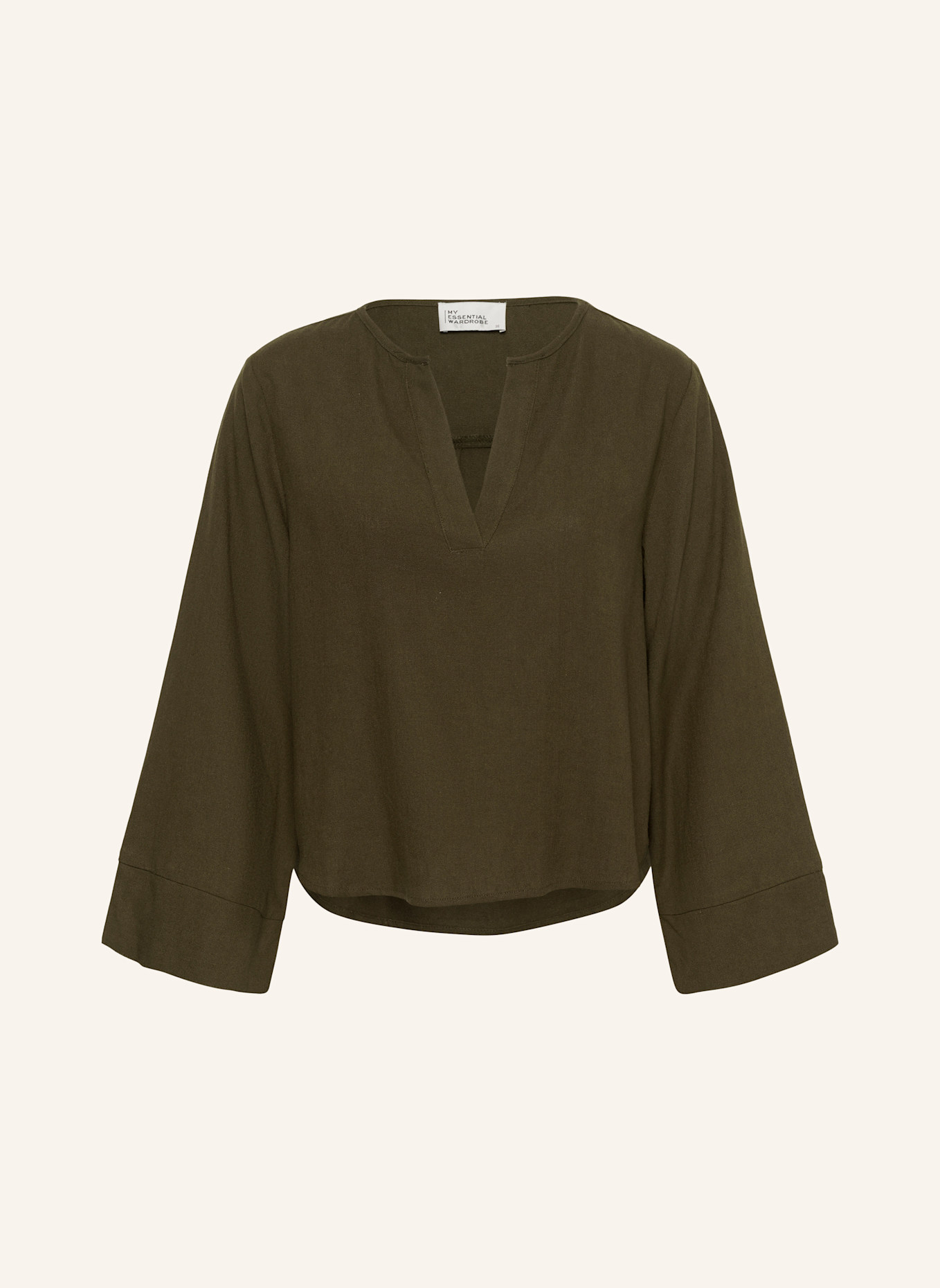 MY ESSENTIAL WARDROBE Langarmbluse DIASMW: DUNKELGRÜN