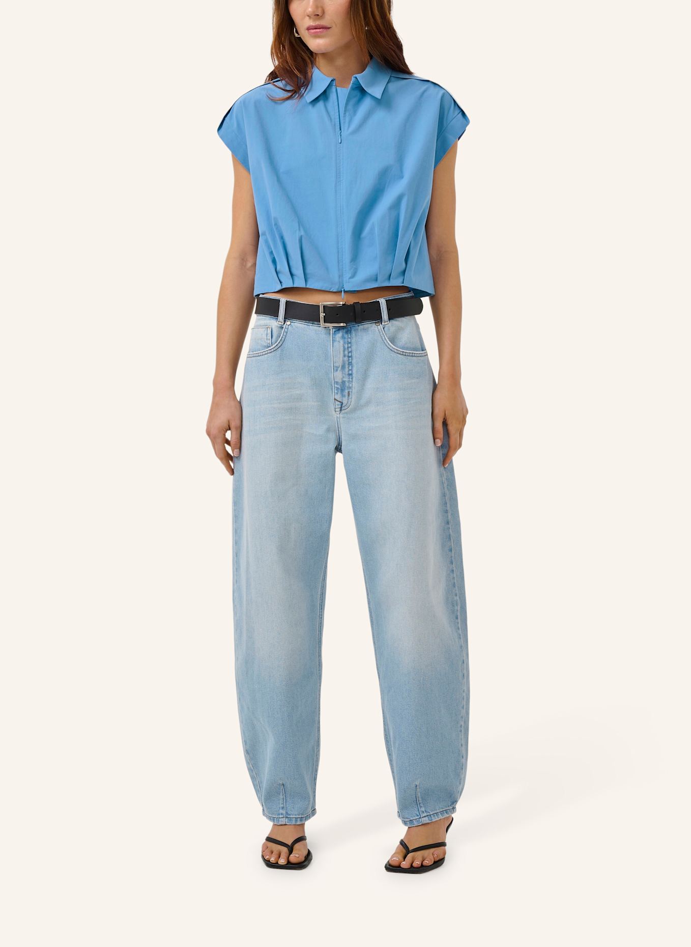 MY ESSENTIAL WARDROBE Blusentop MWSUNNA: BLAU