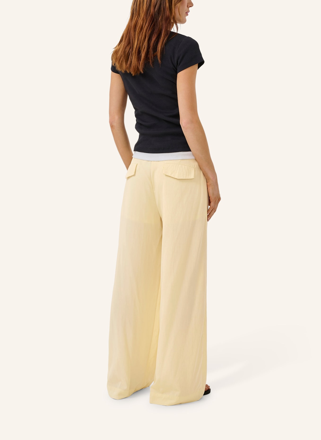 MY ESSENTIAL WARDROBE Marlenehose MWZOE GILDA: GELB