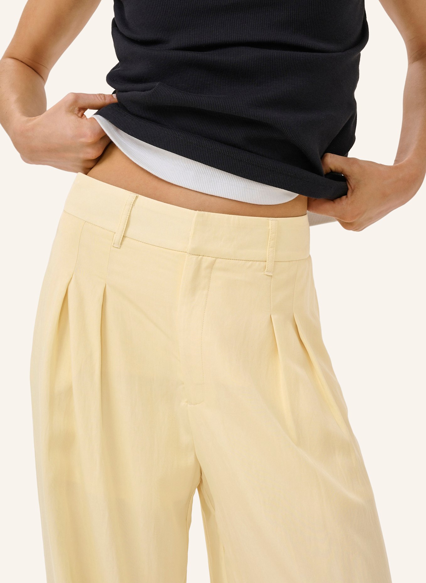 MY ESSENTIAL WARDROBE Marlenehose MWZOE GILDA: GELB