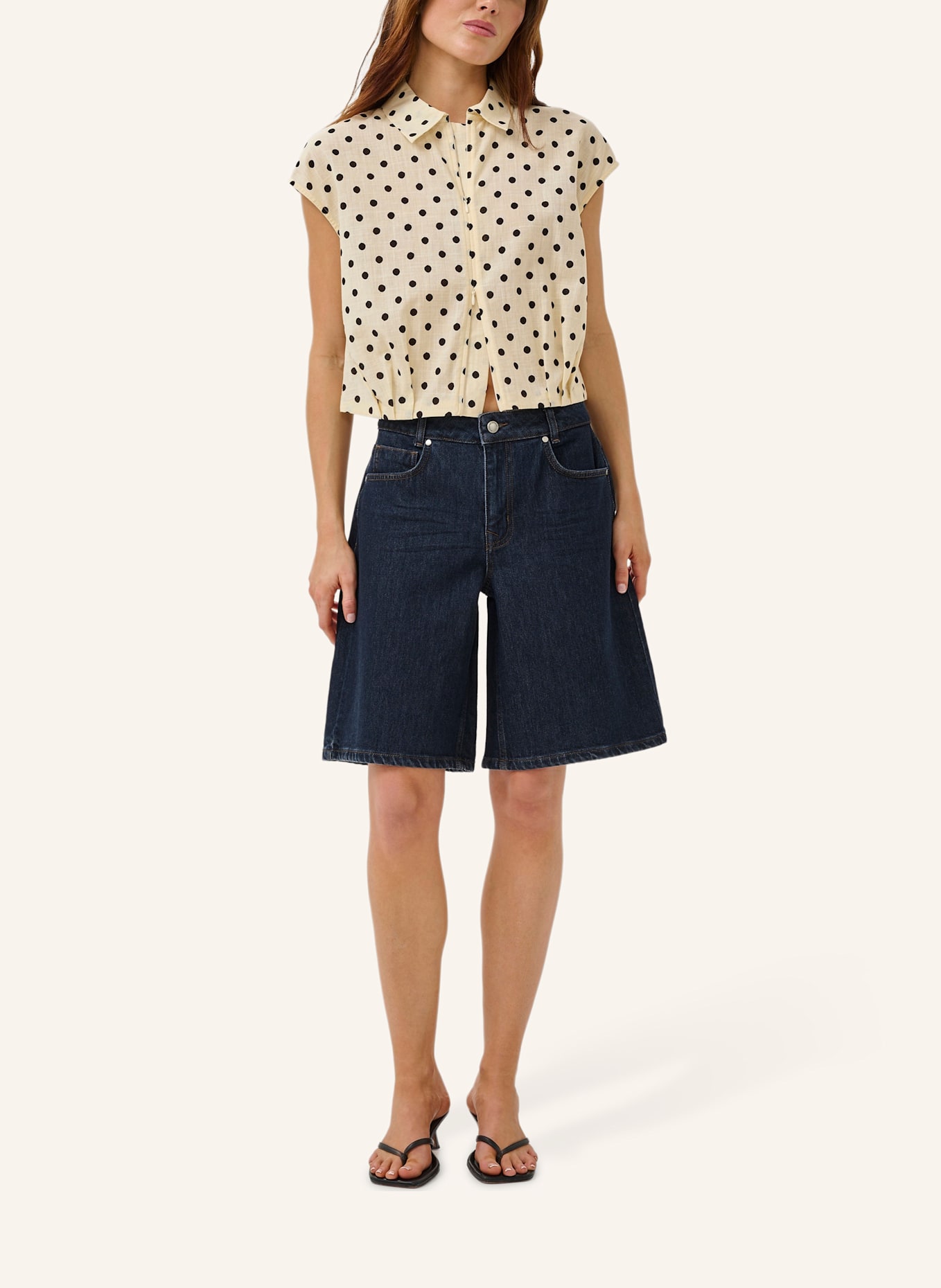 MY ESSENTIAL WARDROBE Jeansshorts MWZITA: DUNKELBLAU