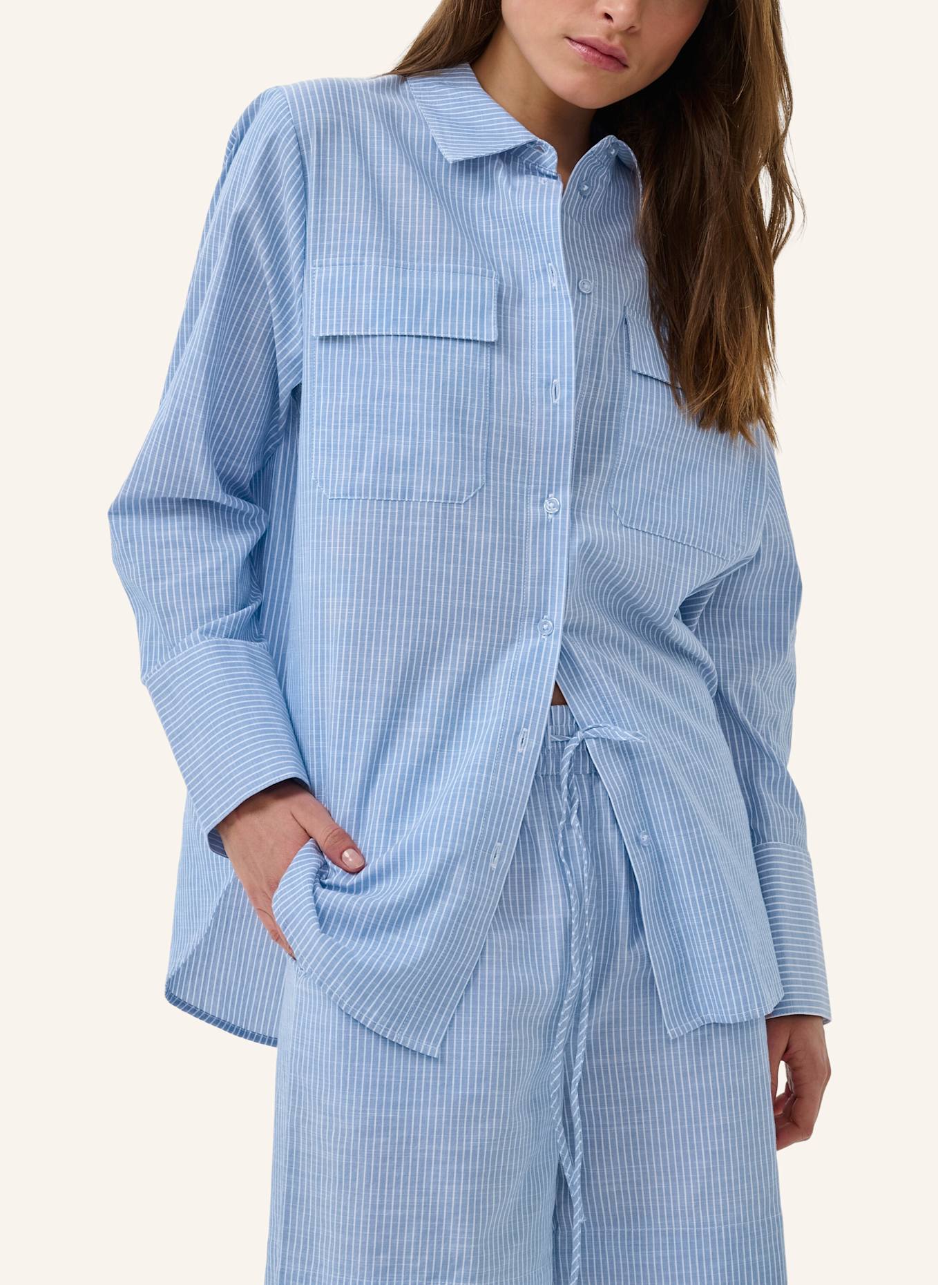 MY ESSENTIAL WARDROBE Langarmhemd SKYEMW: BLAU
