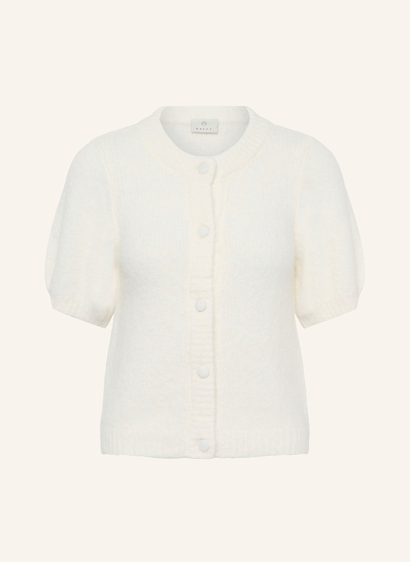 KAFFE Cardigan KAEMELIE: WEISS