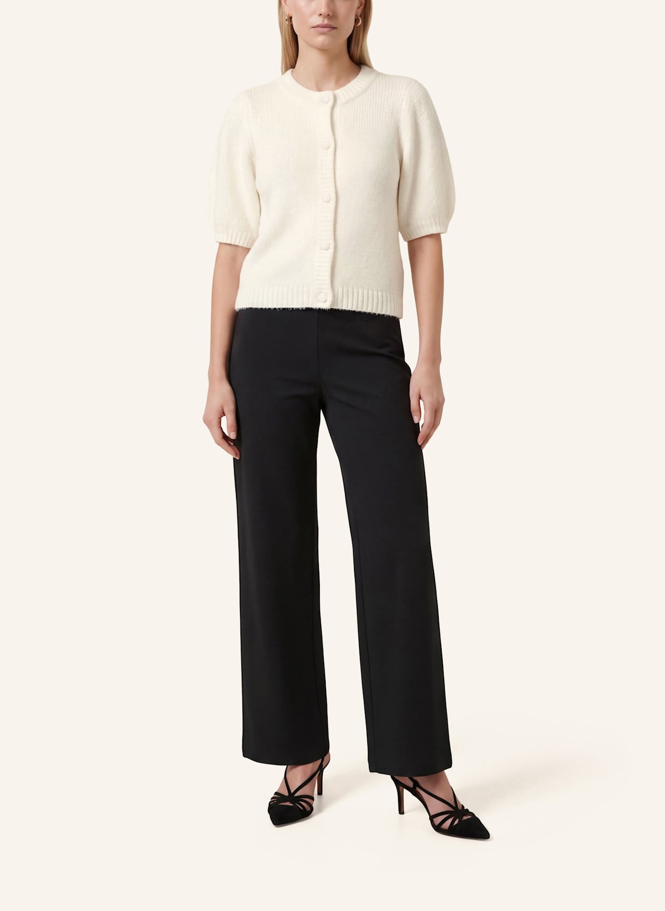 KAFFE Cardigan KAEMELIE: WEISS