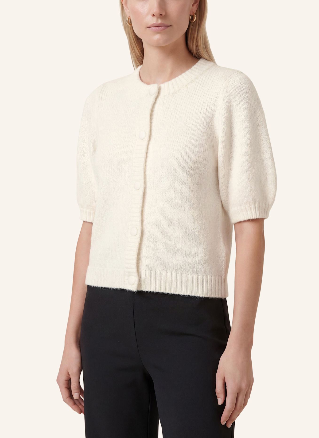 KAFFE Cardigan KAEMELIE: WEISS