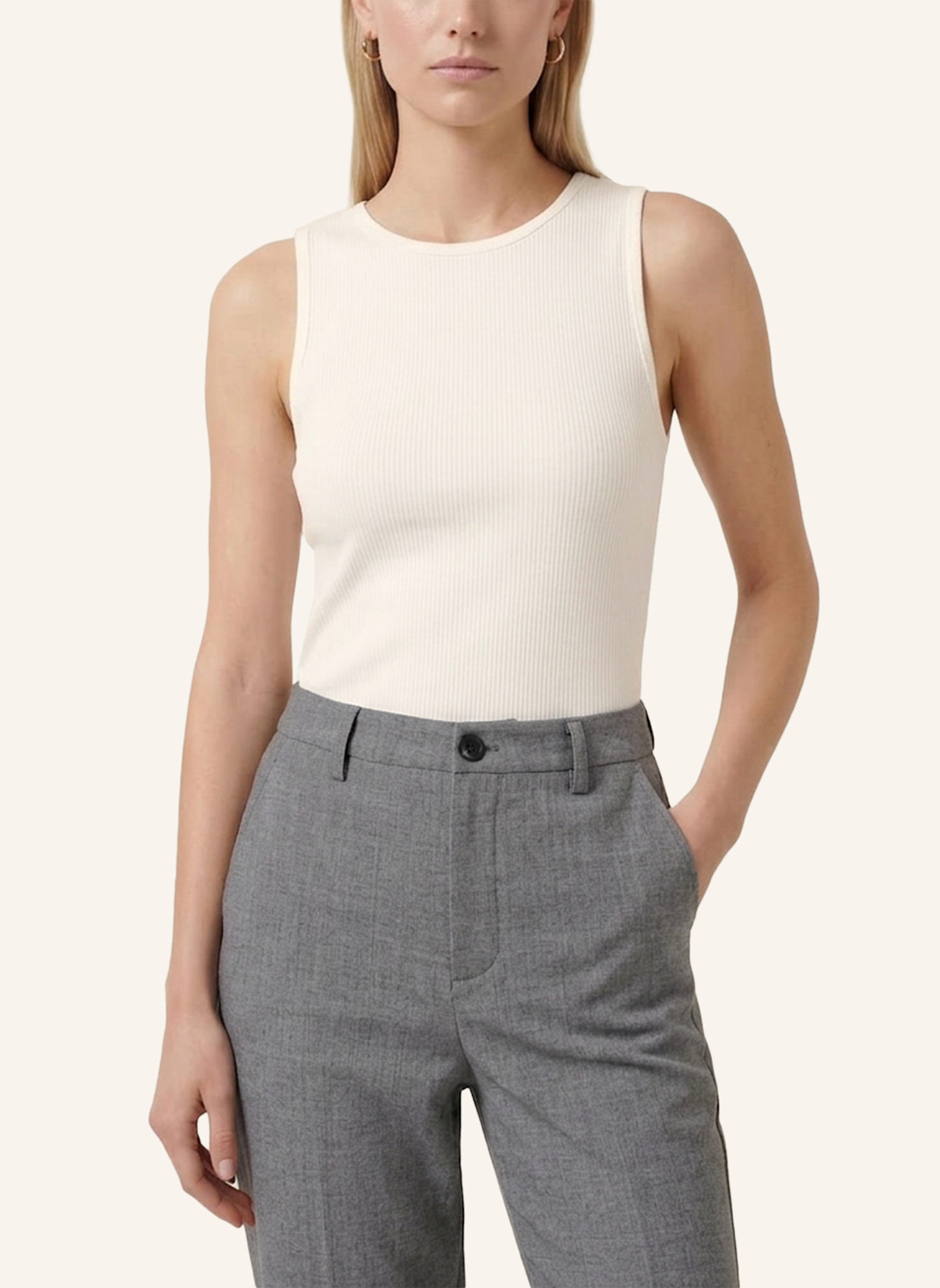 KAFFE 7/8-Hose KARAMONA: GRAU