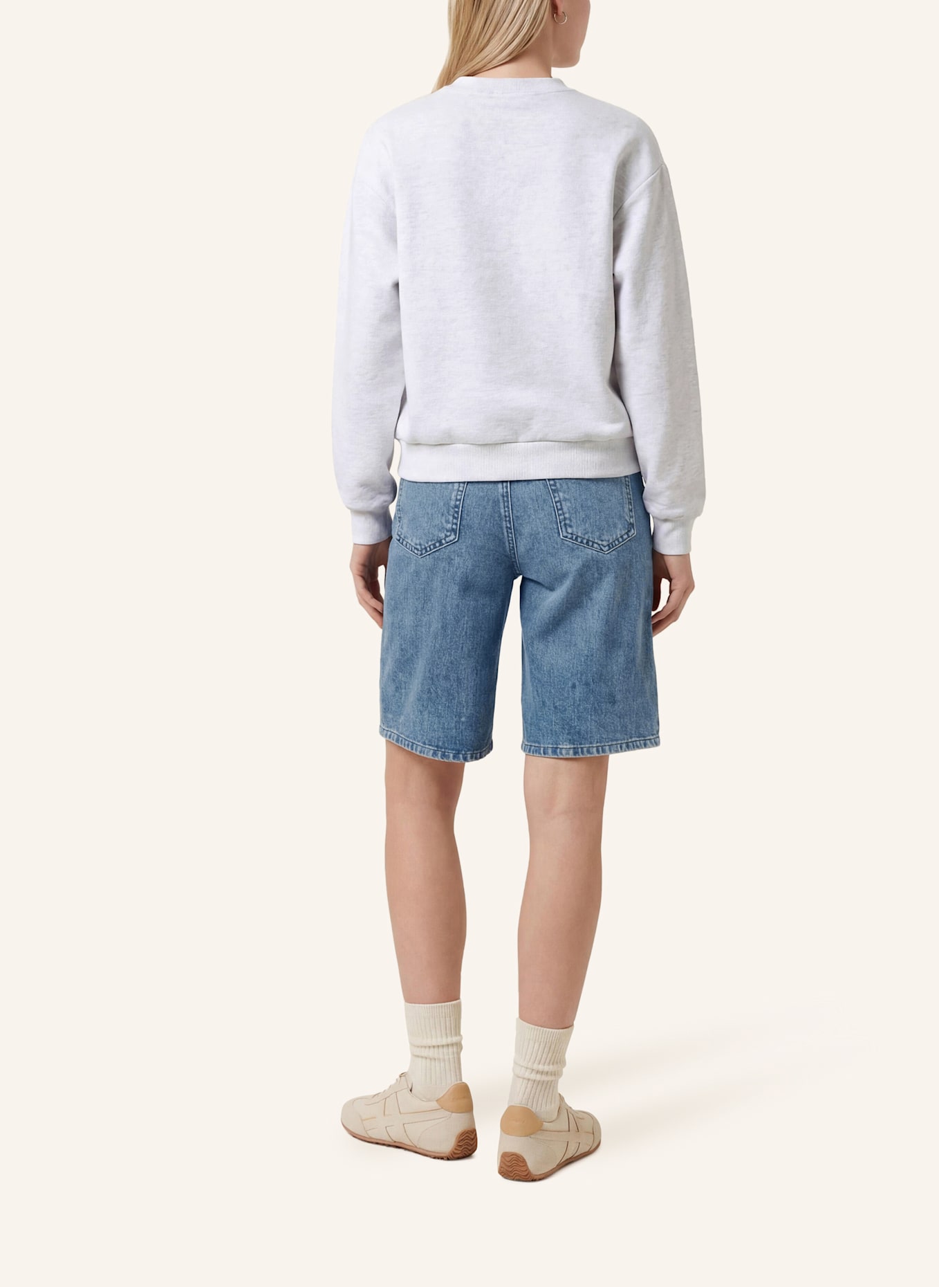 KAFFE Sweatshirt KAMELODY: HELLGRAU