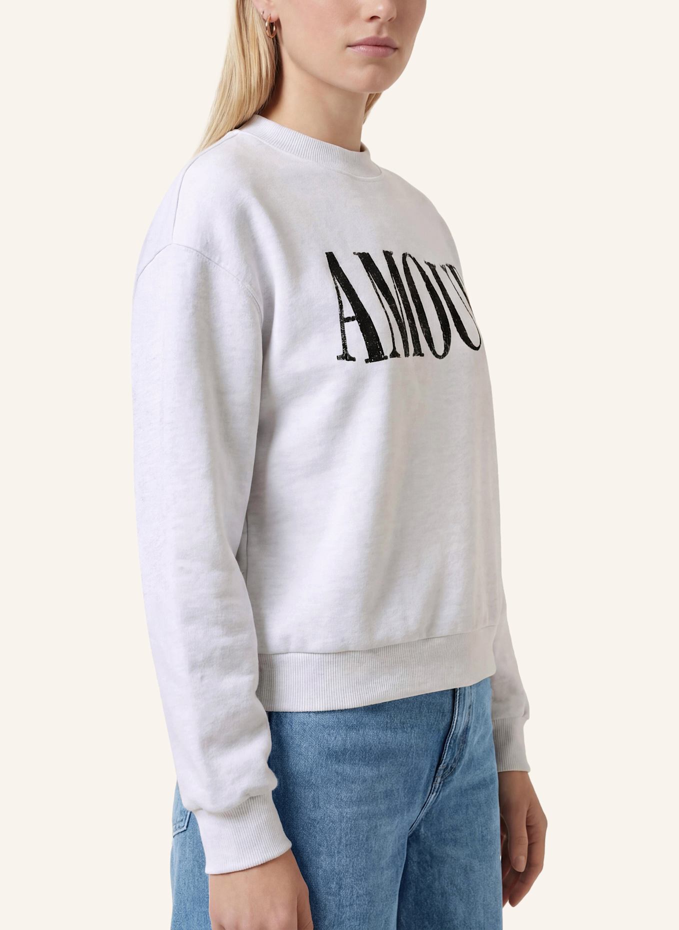 KAFFE Sweatshirt KAMELODY: HELLGRAU