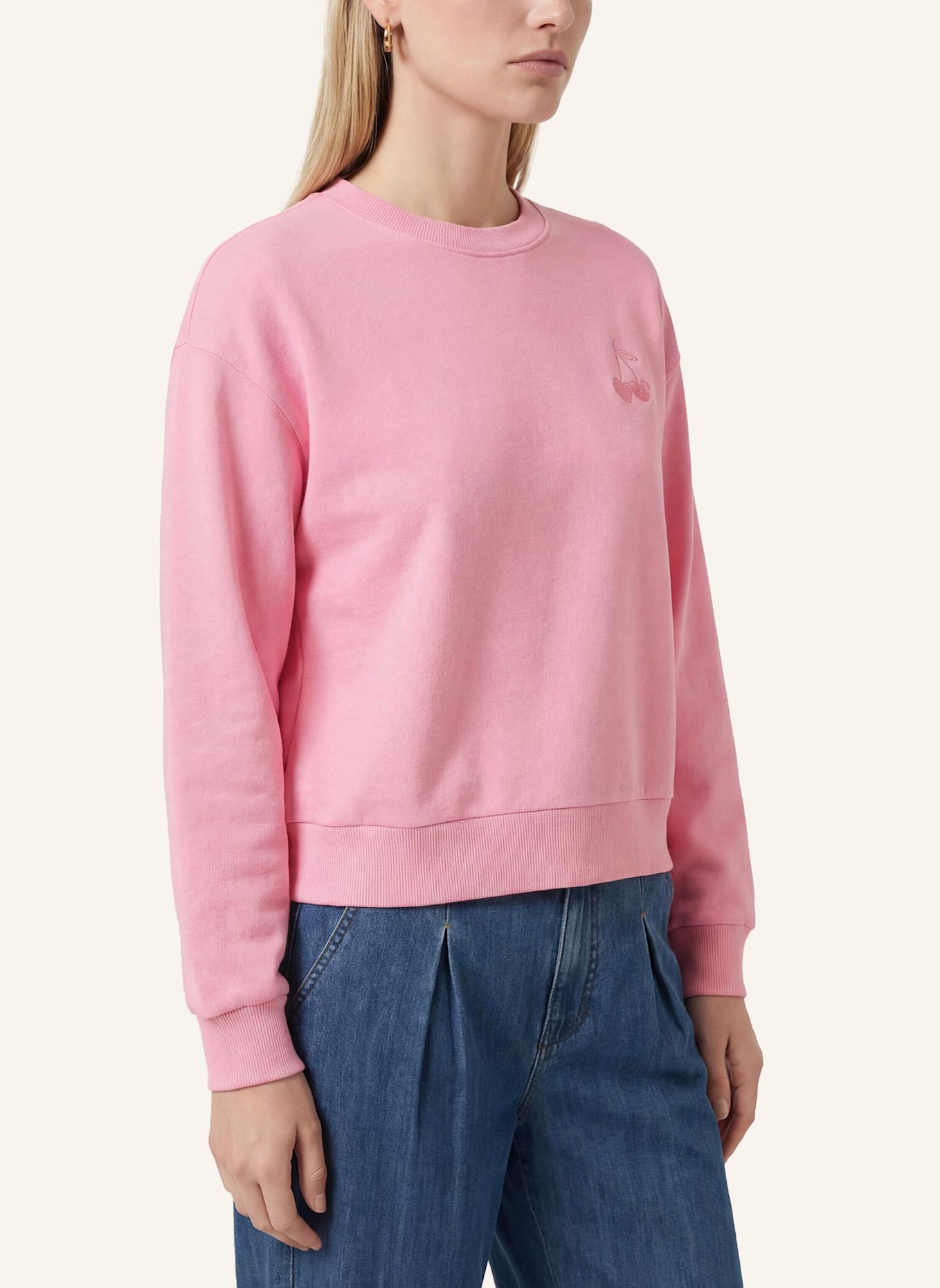 KAFFE Sweatshirt KAMELODY: PINK