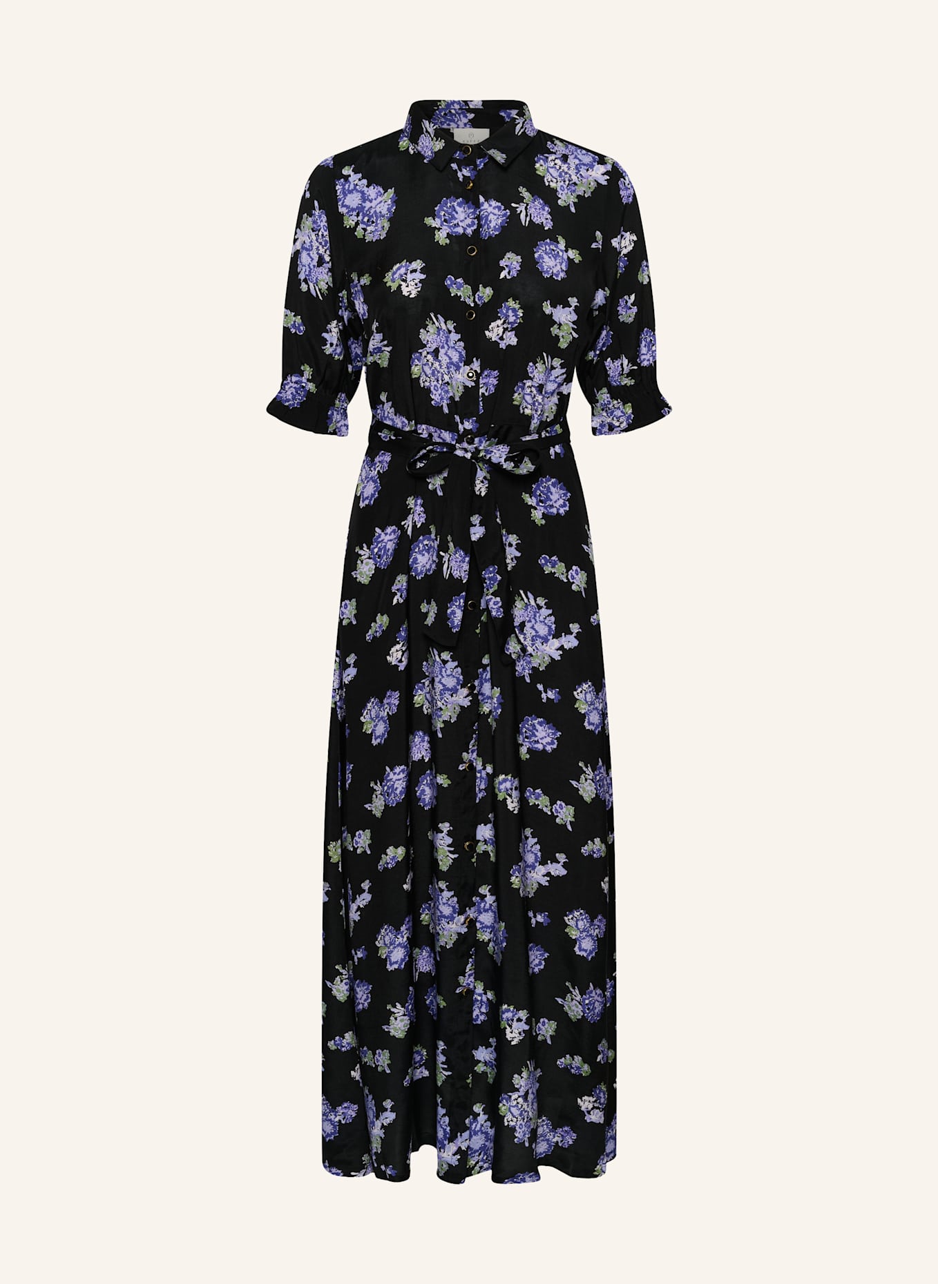 KAFFE Maxikleid KAVELANA: SCHWARZ