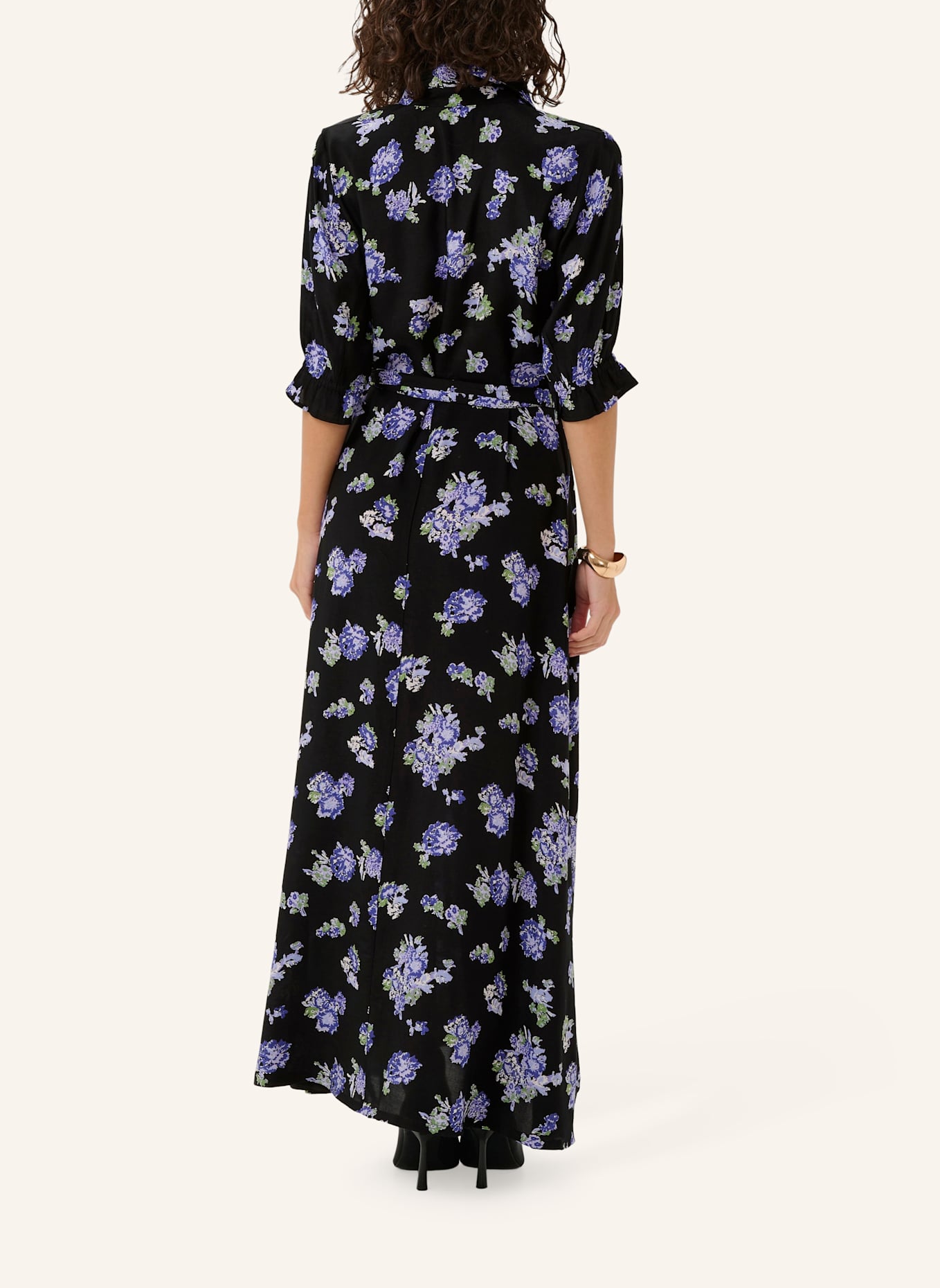 KAFFE Maxikleid KAVELANA: SCHWARZ
