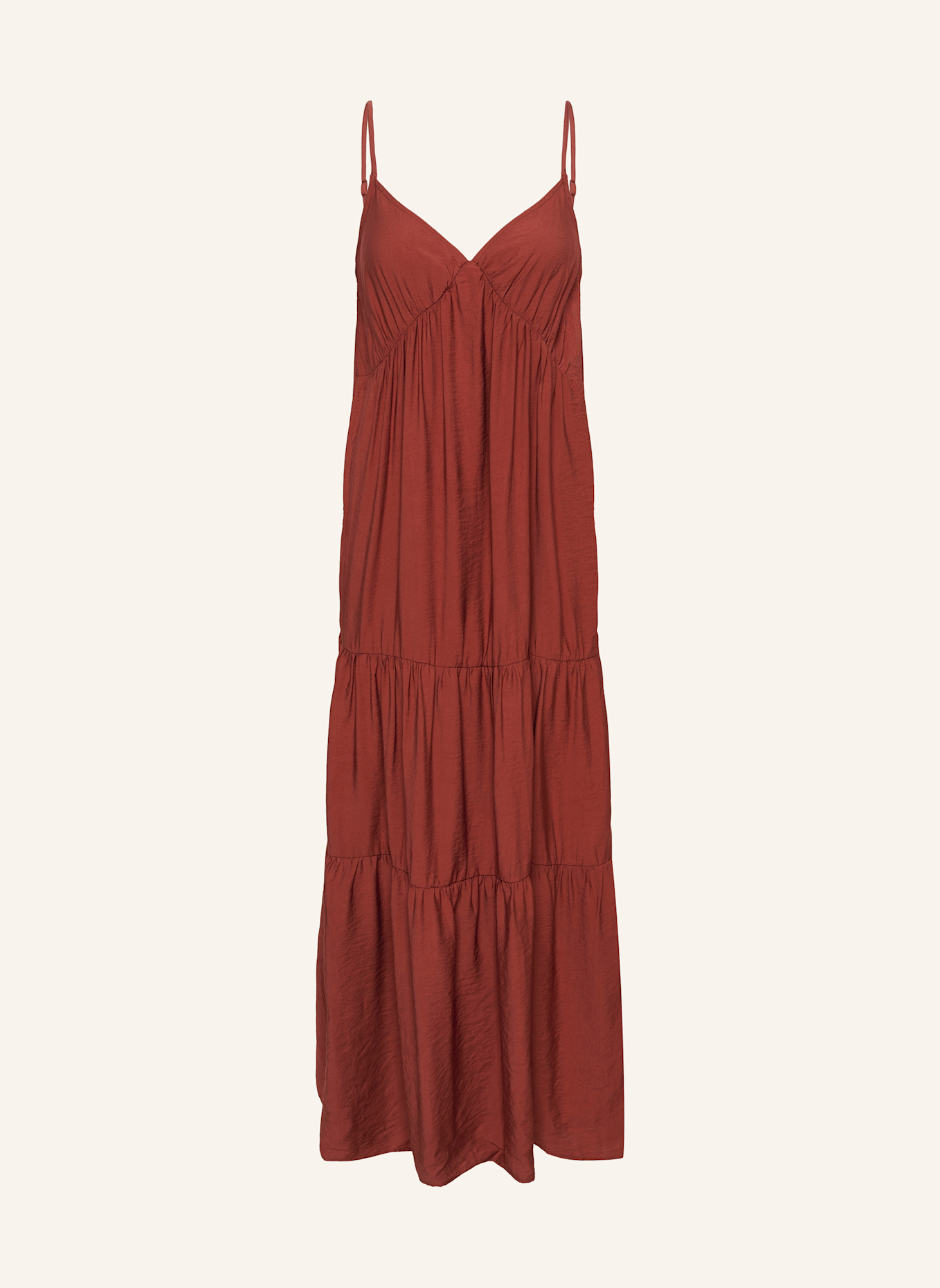 KAFFE Maxikleid KAEMILY: BRAUN