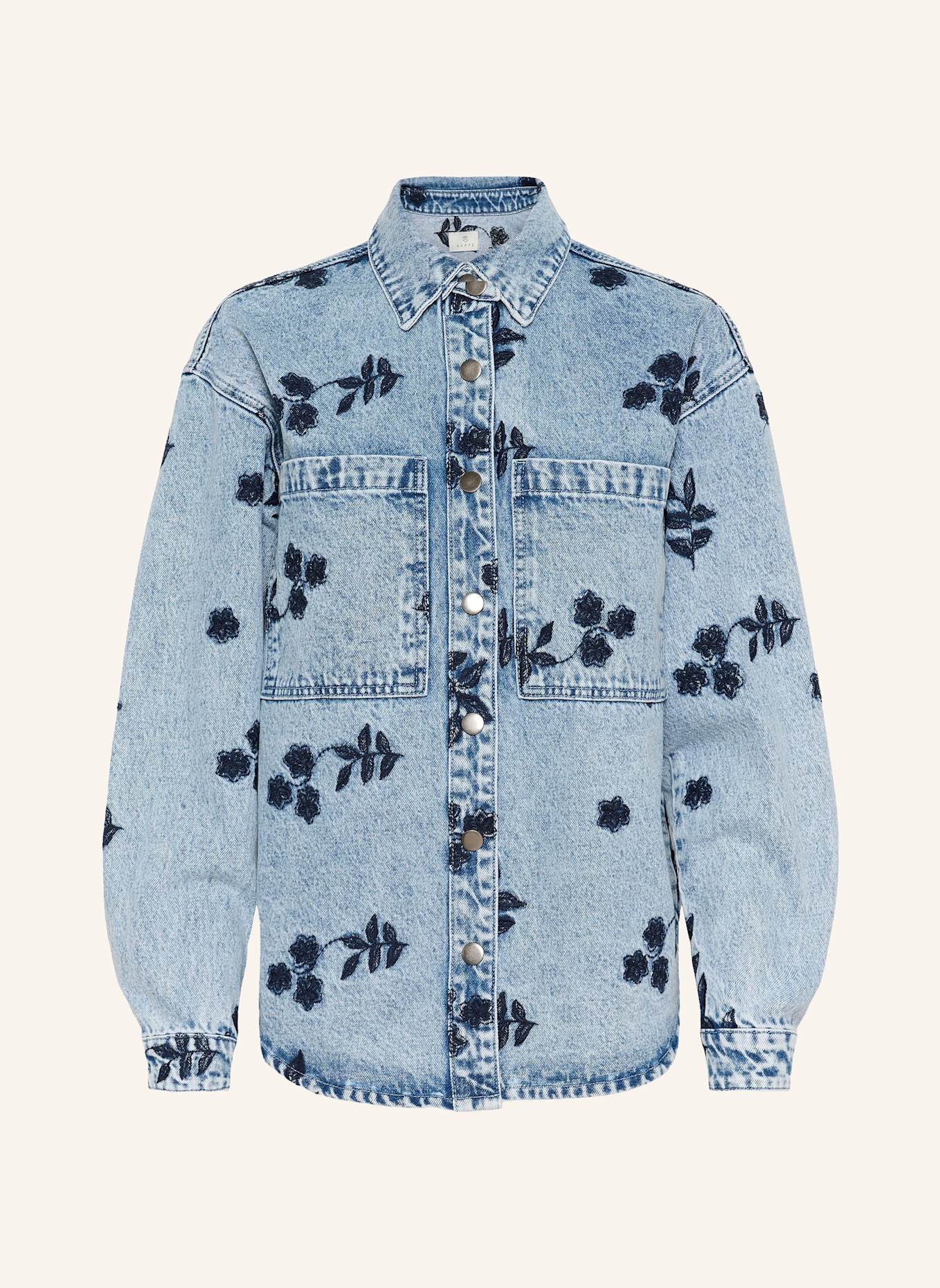 KAFFE Jeansjacke KABABENA: BLAU