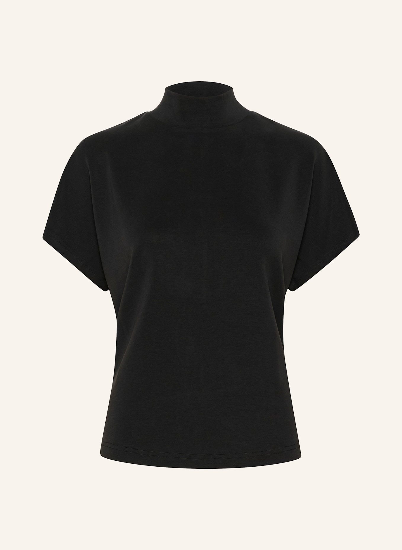 MY ESSENTIAL WARDROBE Kurzarmbluse MWELLE: SCHWARZ