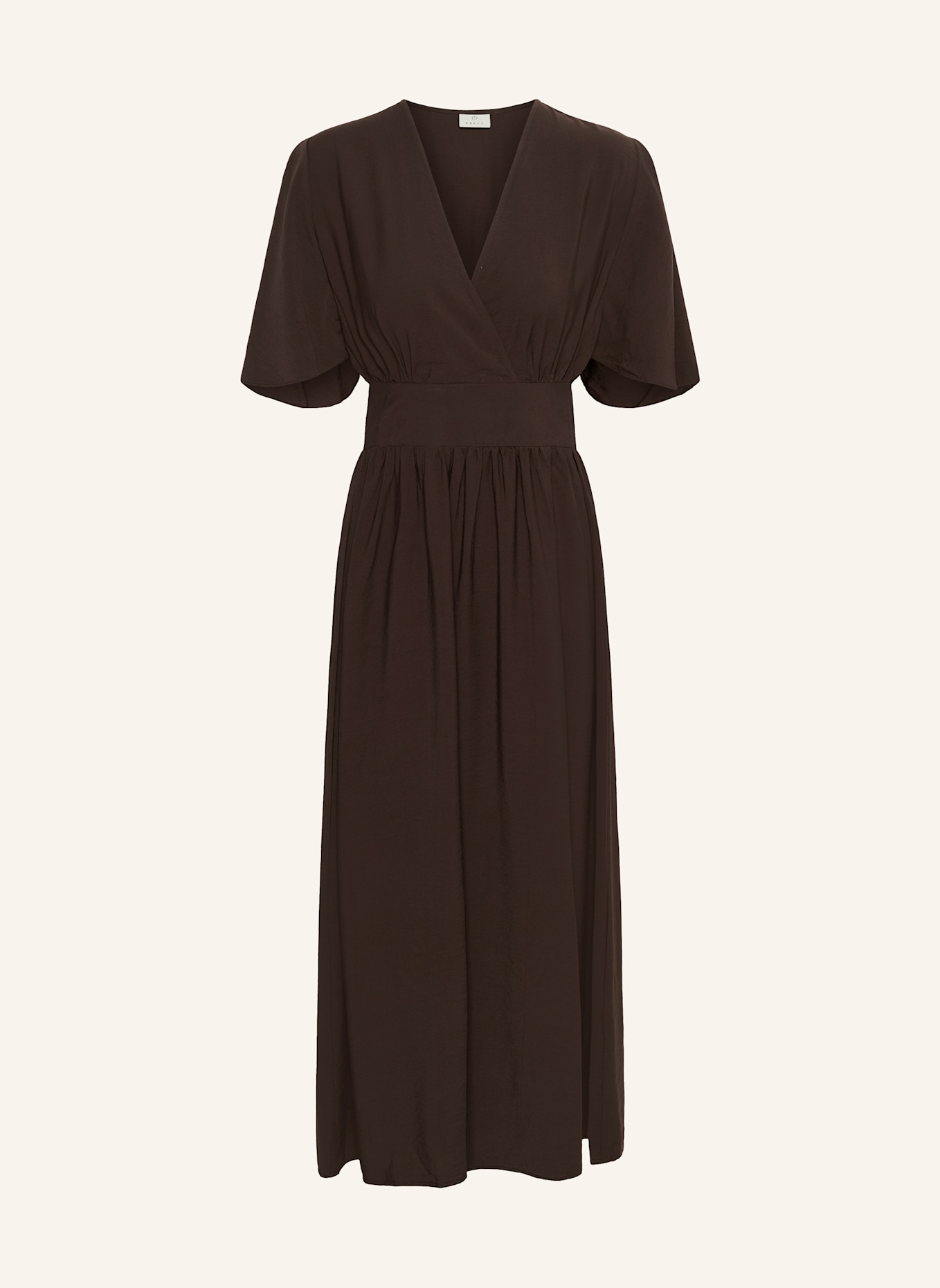 KAFFE Maxikleid KASIRENA: BRAUN