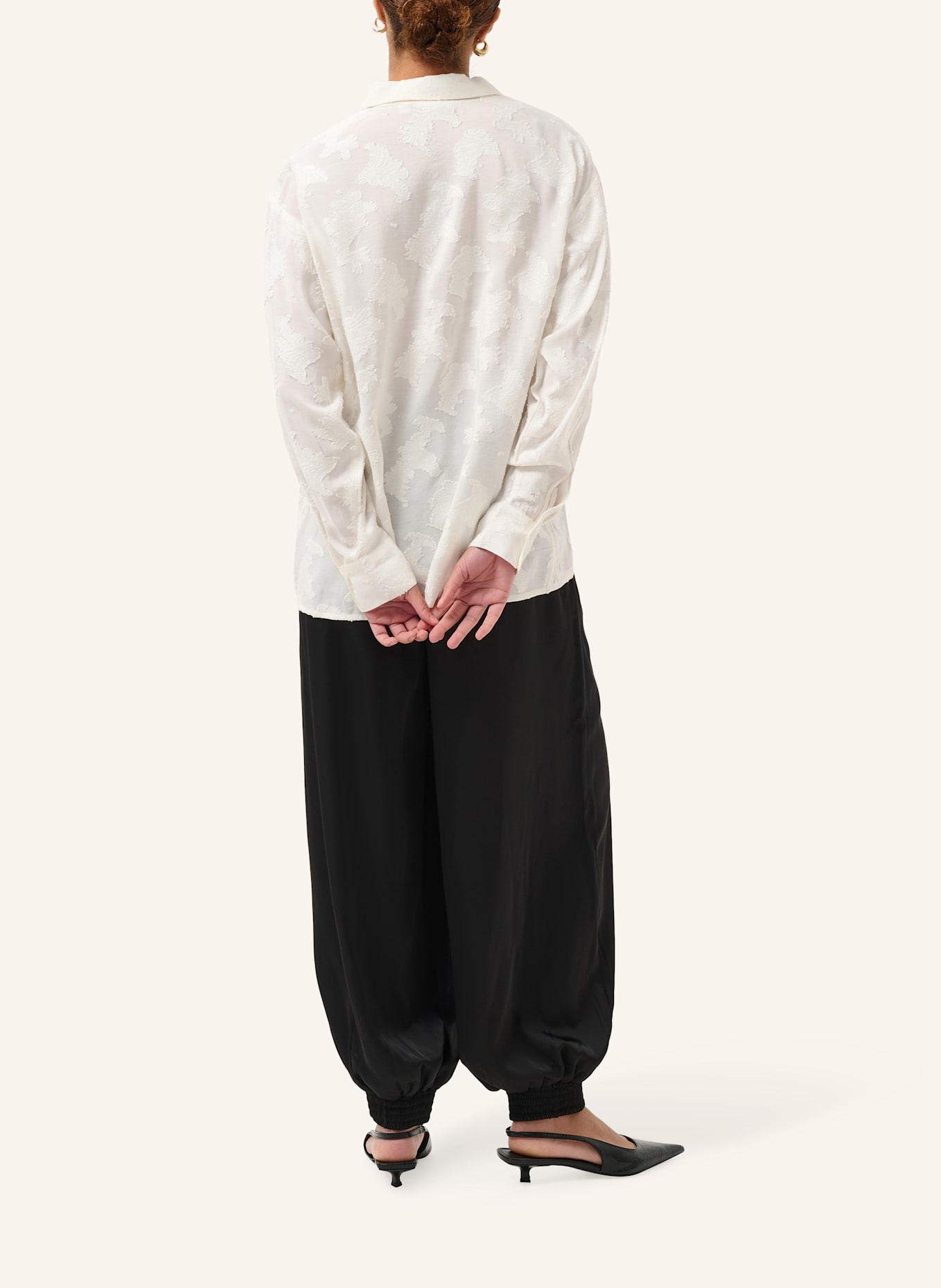 KAFFE Hemdbluse KACASSIA: WEISS