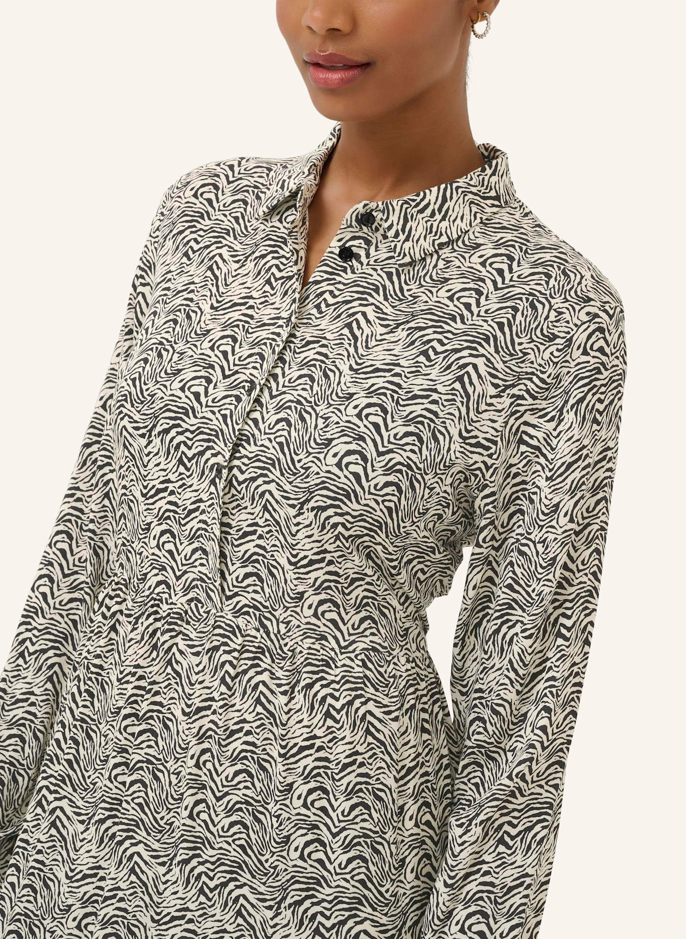 KAFFE Hemdblusenkleid KAMIRIAM: NEONLILA