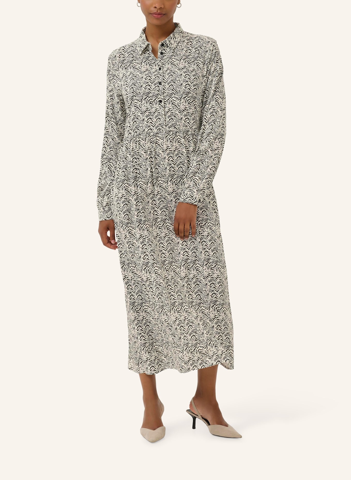 KAFFE Hemdblusenkleid KAMIRIAM: NEONLILA