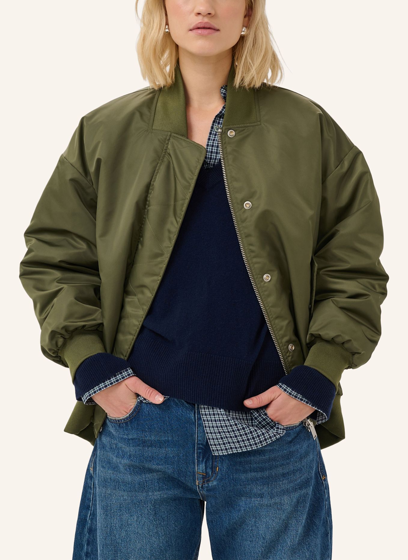 MY ESSENTIAL WARDROBE Blouson HELGA: GRÜN